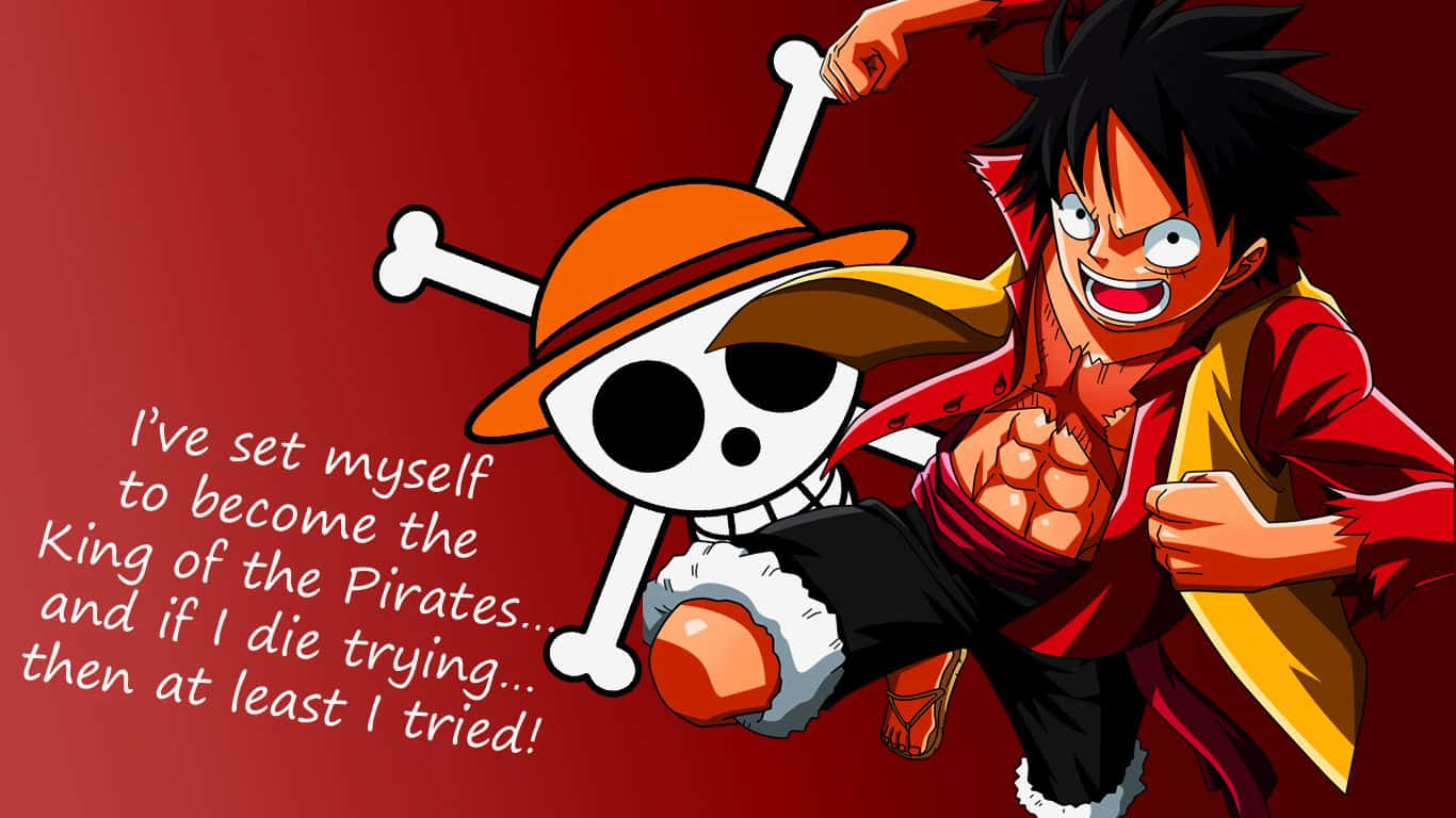 The King Of The Pirates - Cool Luffy Background