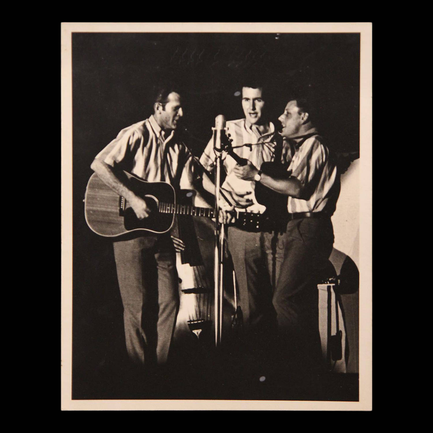 The Kingston Trio 1970 Stage Performance Background