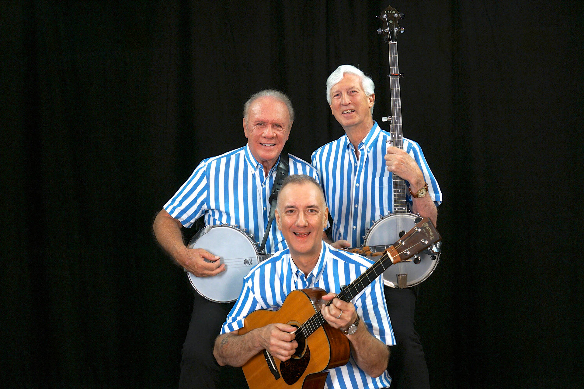 The Kingston Trio At A Photoshoot By Chris Devlin