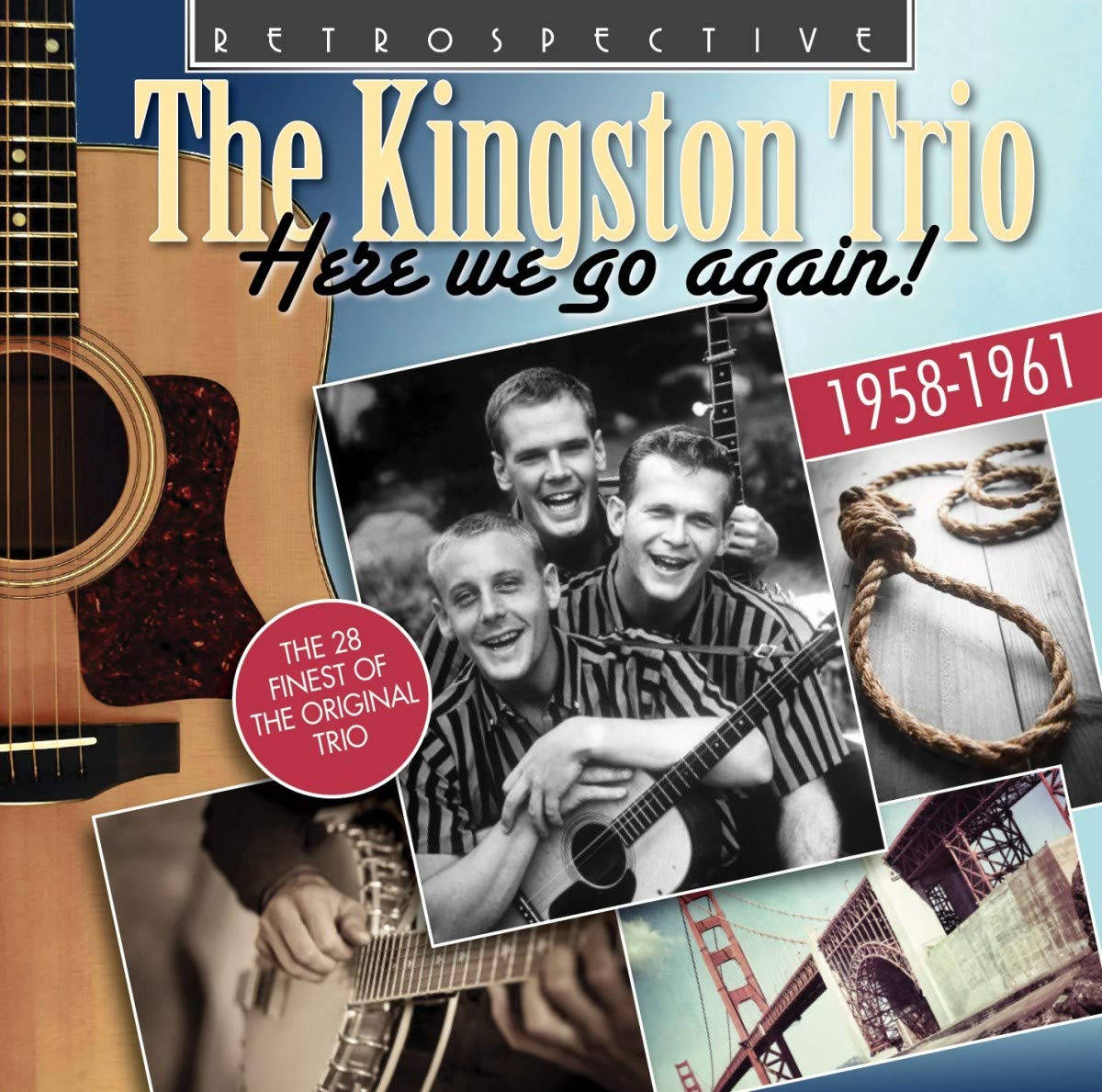 The Kingston Trio - Here We Go Again Album Cover Background