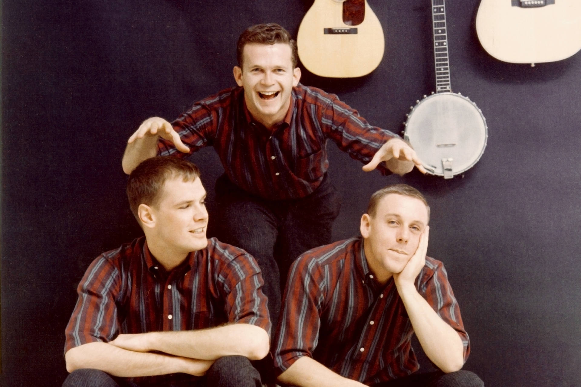 The Kingston Trio Poses For Their 'at Large' Album Photoshoot