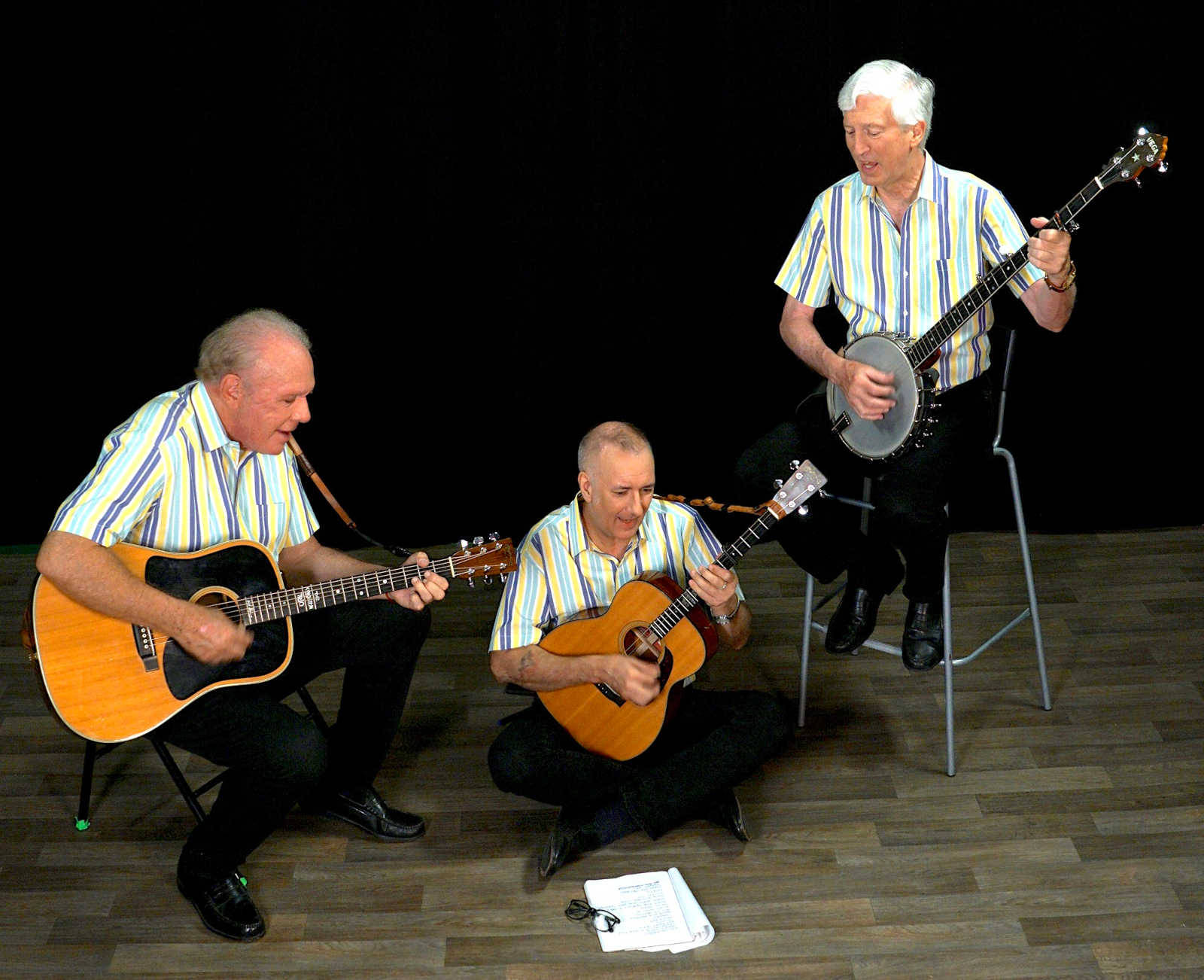 The Kingston Trio Washington Pavilion Promotional Photoshoot Background