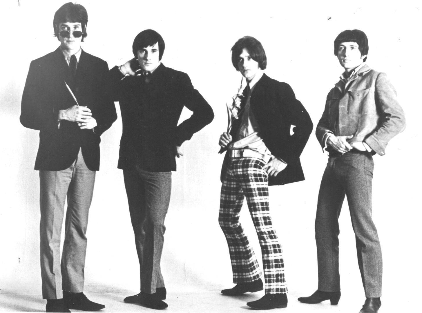 The Kinks Black And White Poster Background