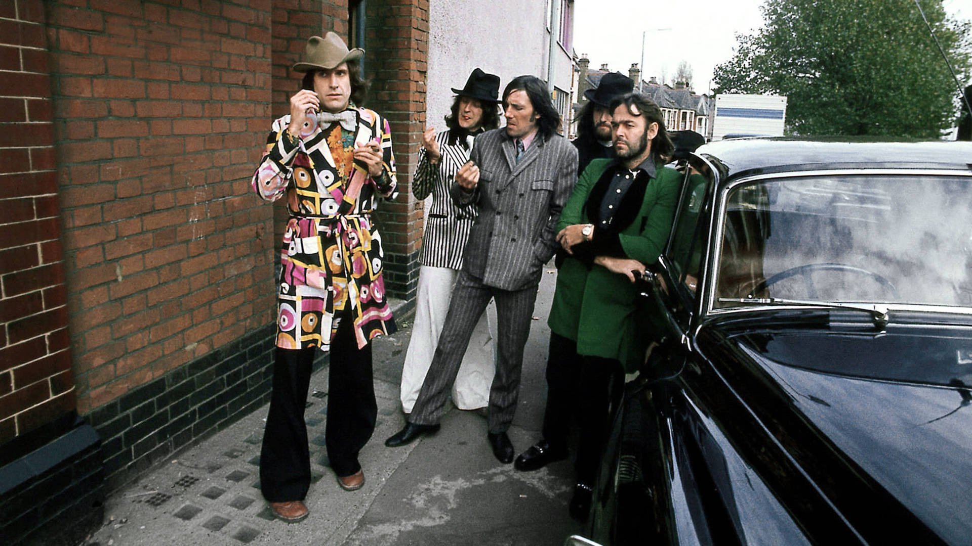 The Kinks Retro Street Photo Background