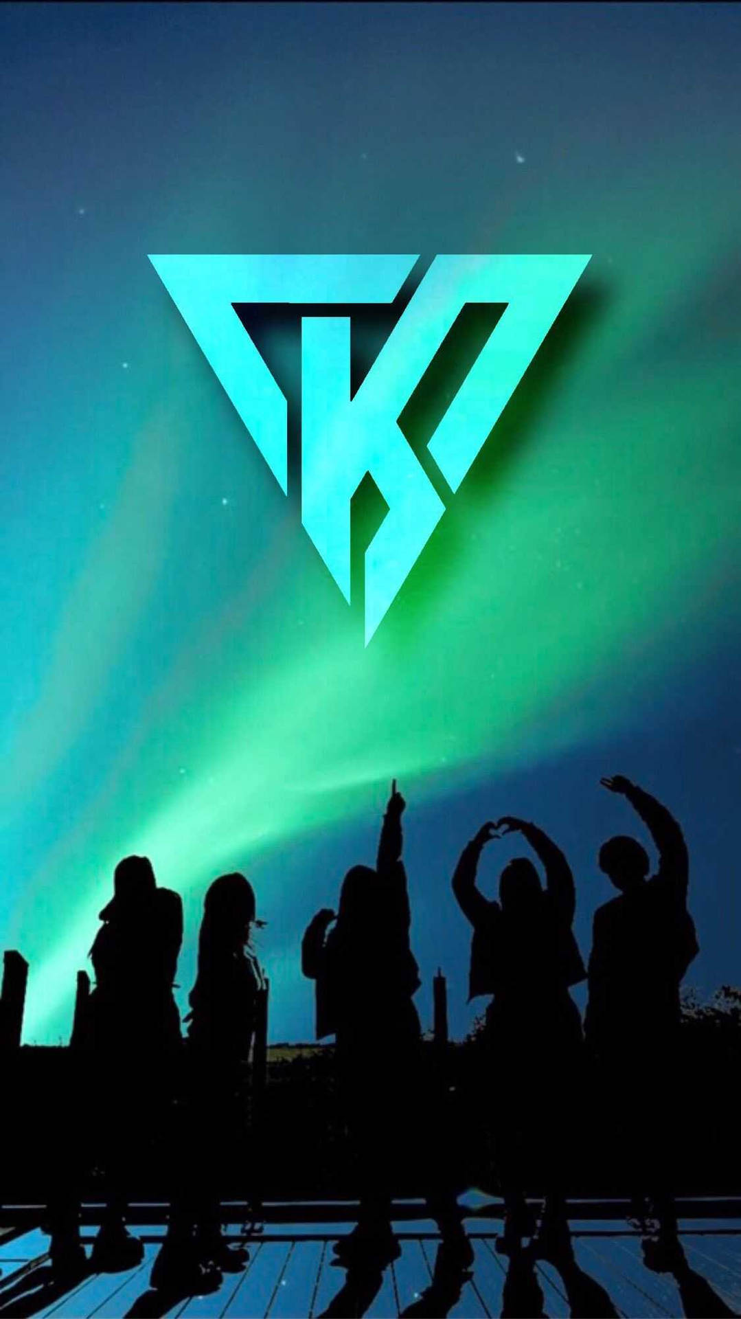 The Krew Logo Galaxy Background