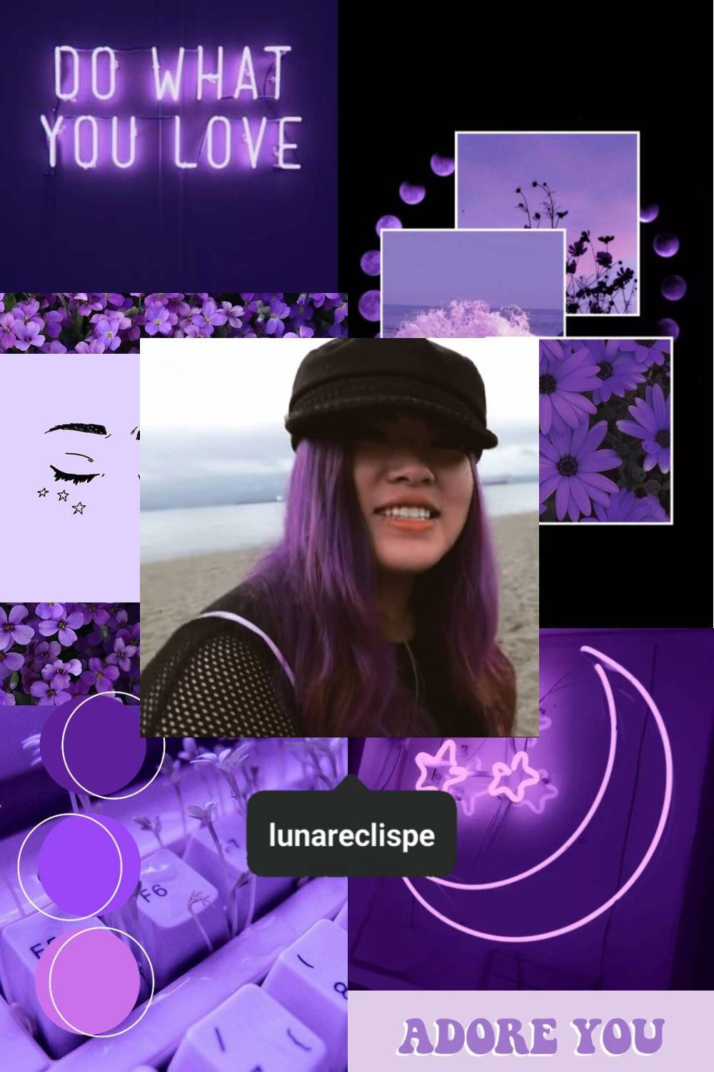 The Krew Purple Aesthetic Background