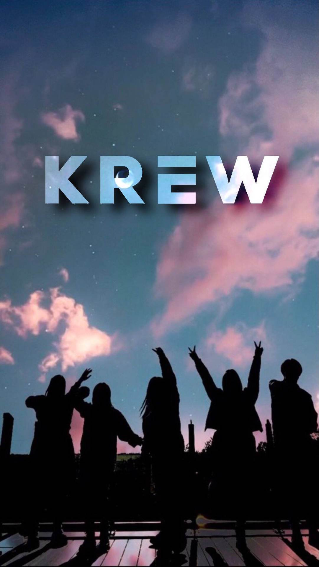 The Krew Silhouette Background