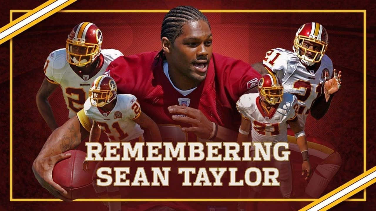 The Late Washington Redskins Star Sean Taylor Background