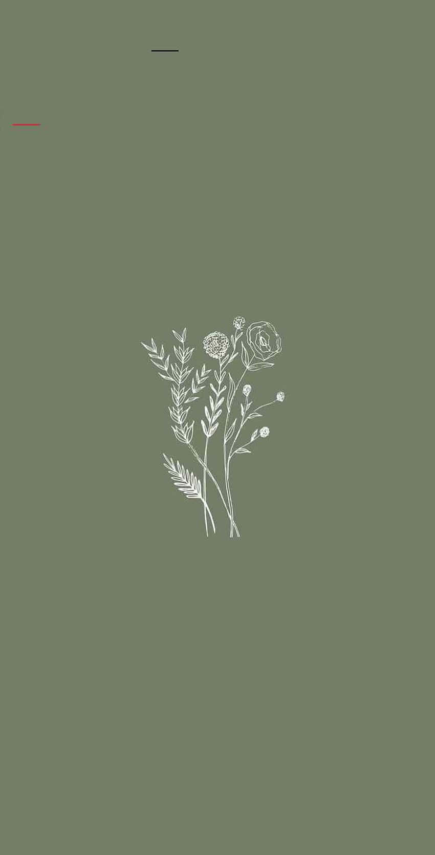 The Latest Addition To Your Phone Collection - The Olive Green Iphone Background