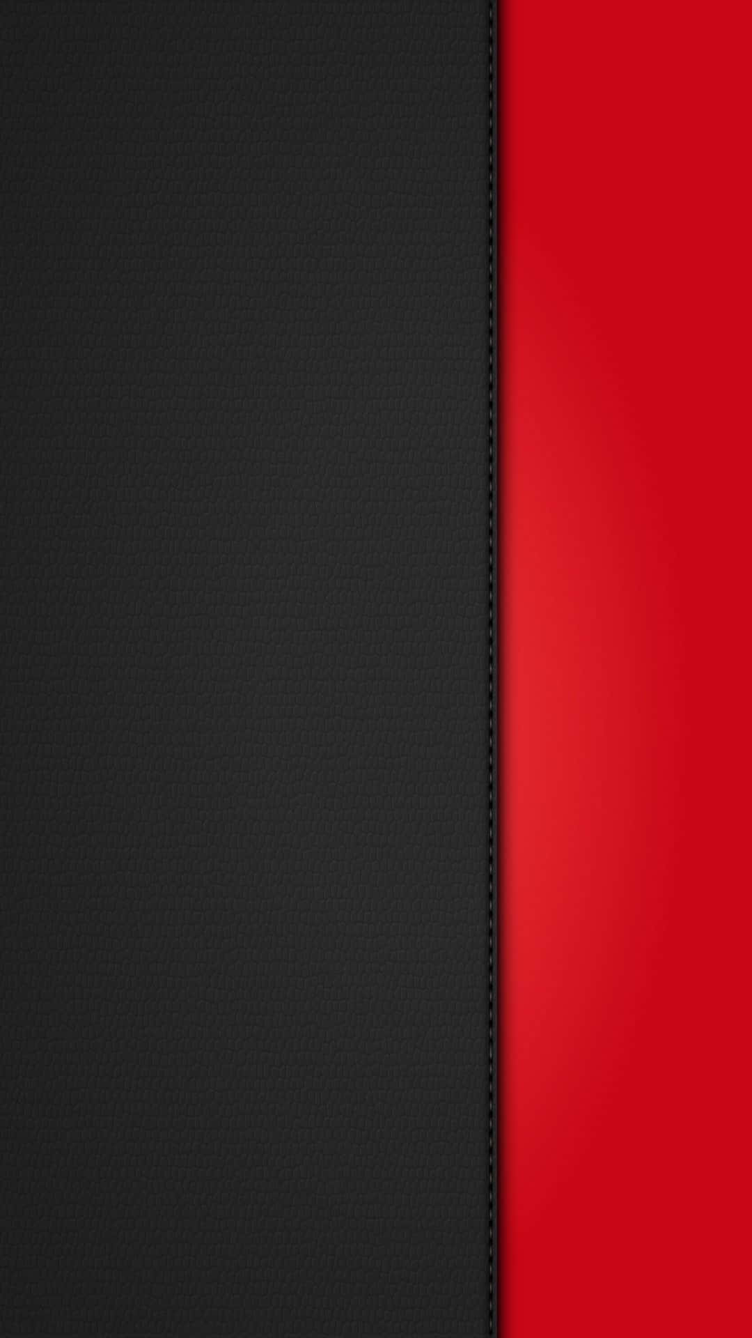 The Latest Black Red Iphone With Sleek Design Background