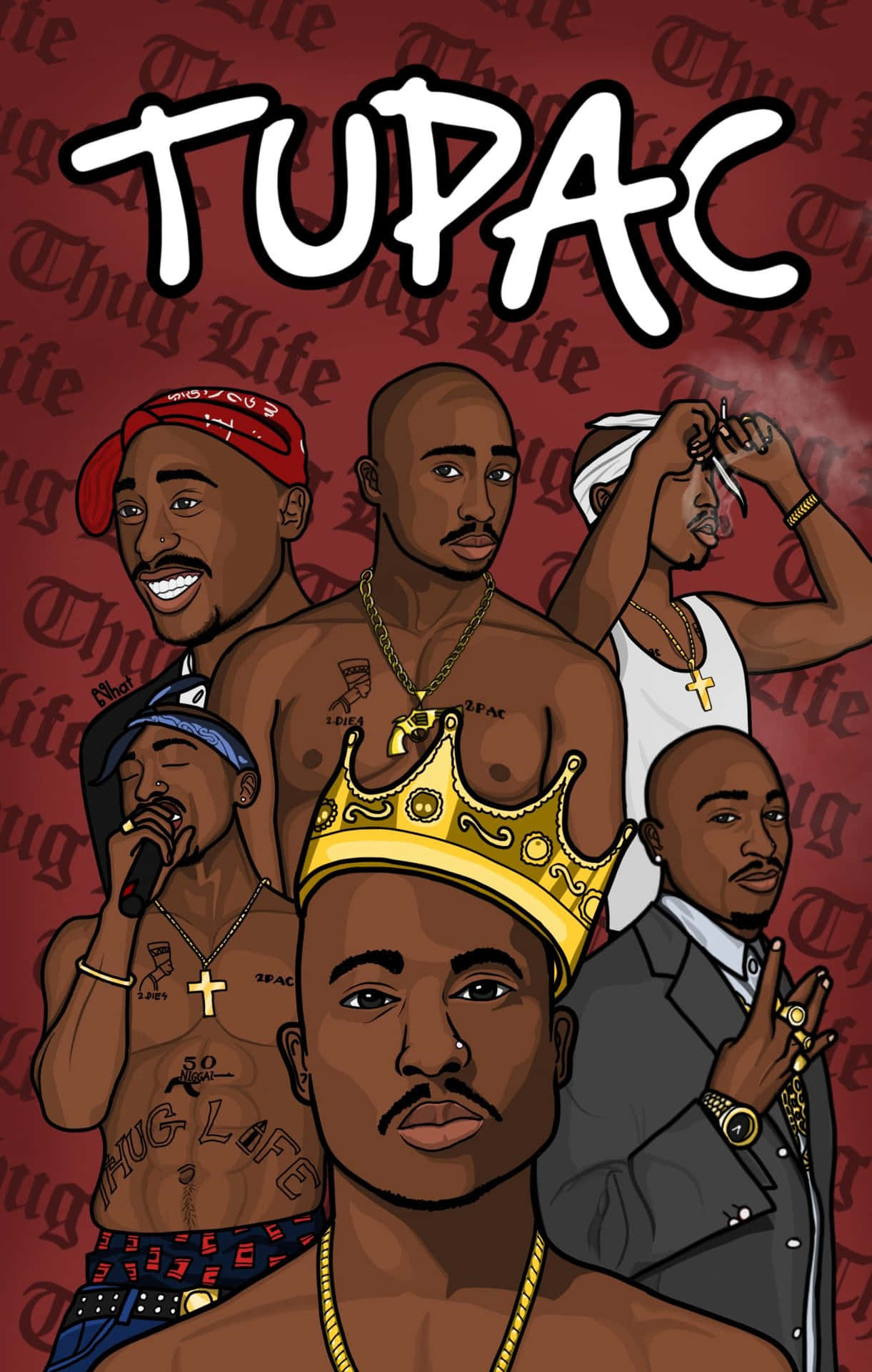 'the Legacy Of Tupac Lives On' Background