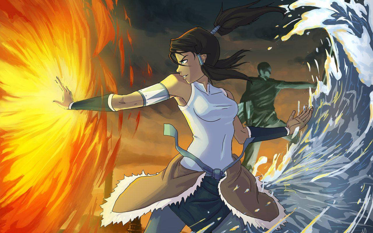 The Legend Of Korra Anime Art Background