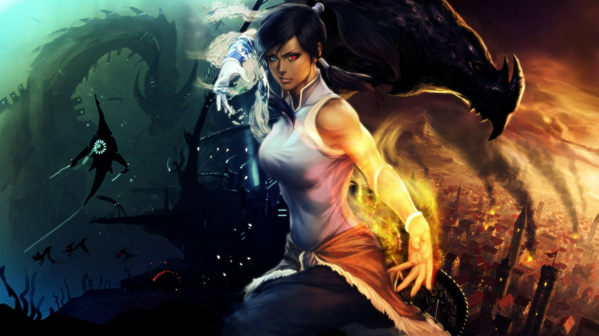 The Legend Of Korra Avatar Background
