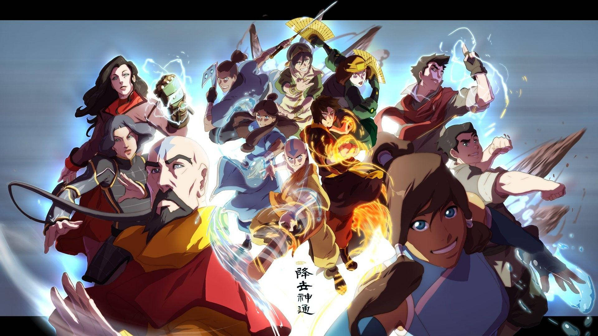 The Legend Of Korra Character Cast Background