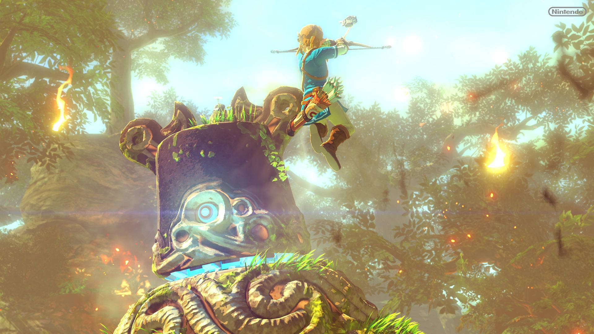 The Legend Of Zelda Breath Of The Wild Screenshot Background