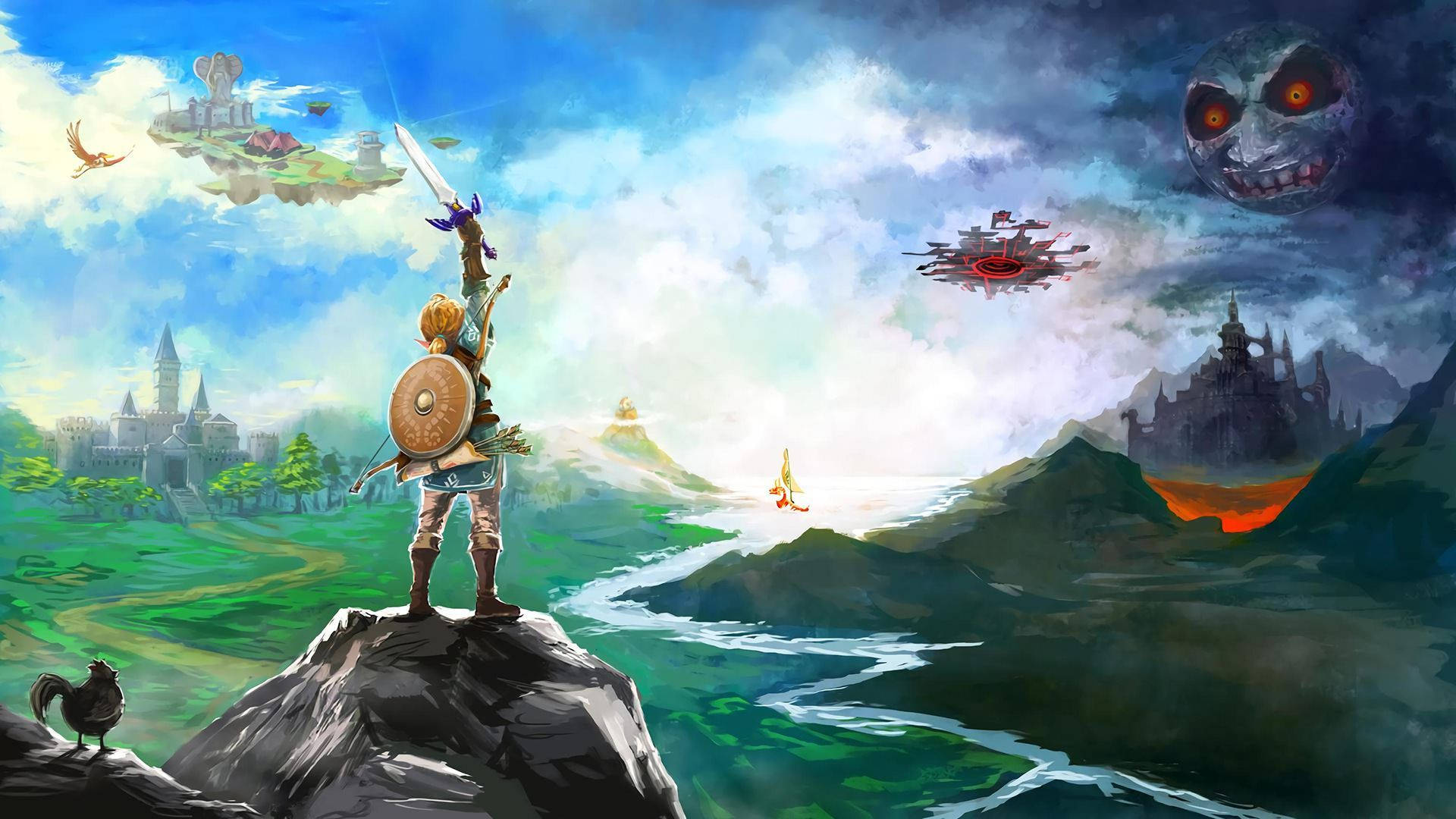 The Legend Of Zelda Breath Of The Wild Wallpaper Background