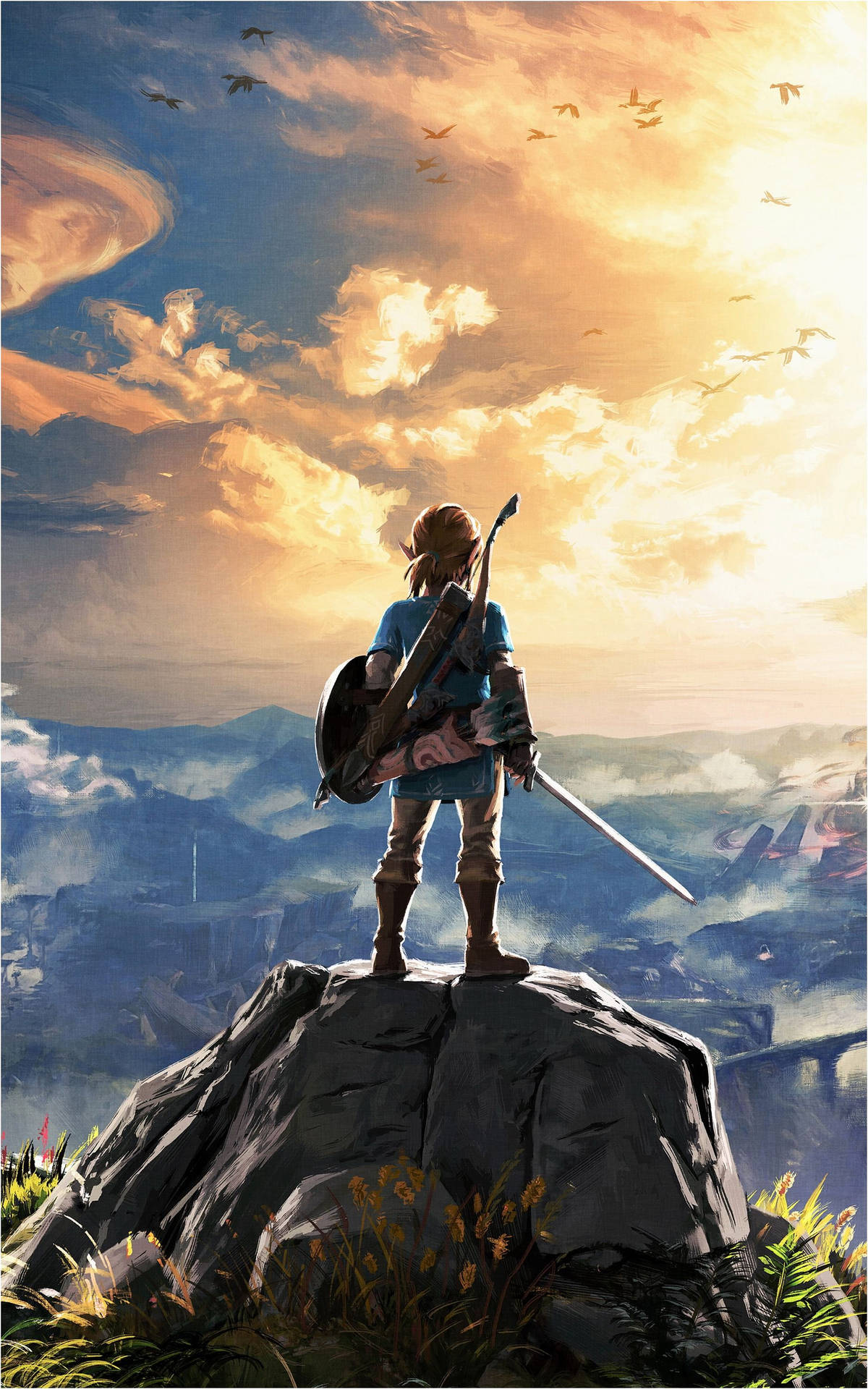 The Legend Of Zelda Gamer Phone Background