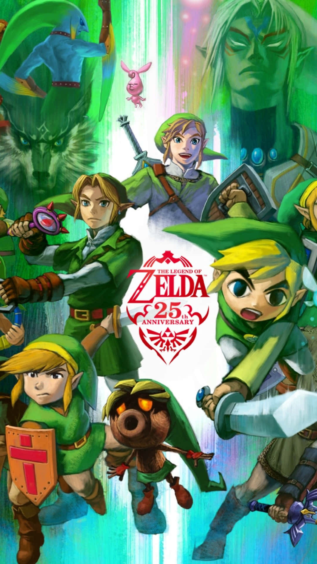 The Legend Of Zelda Iphone Characters Background