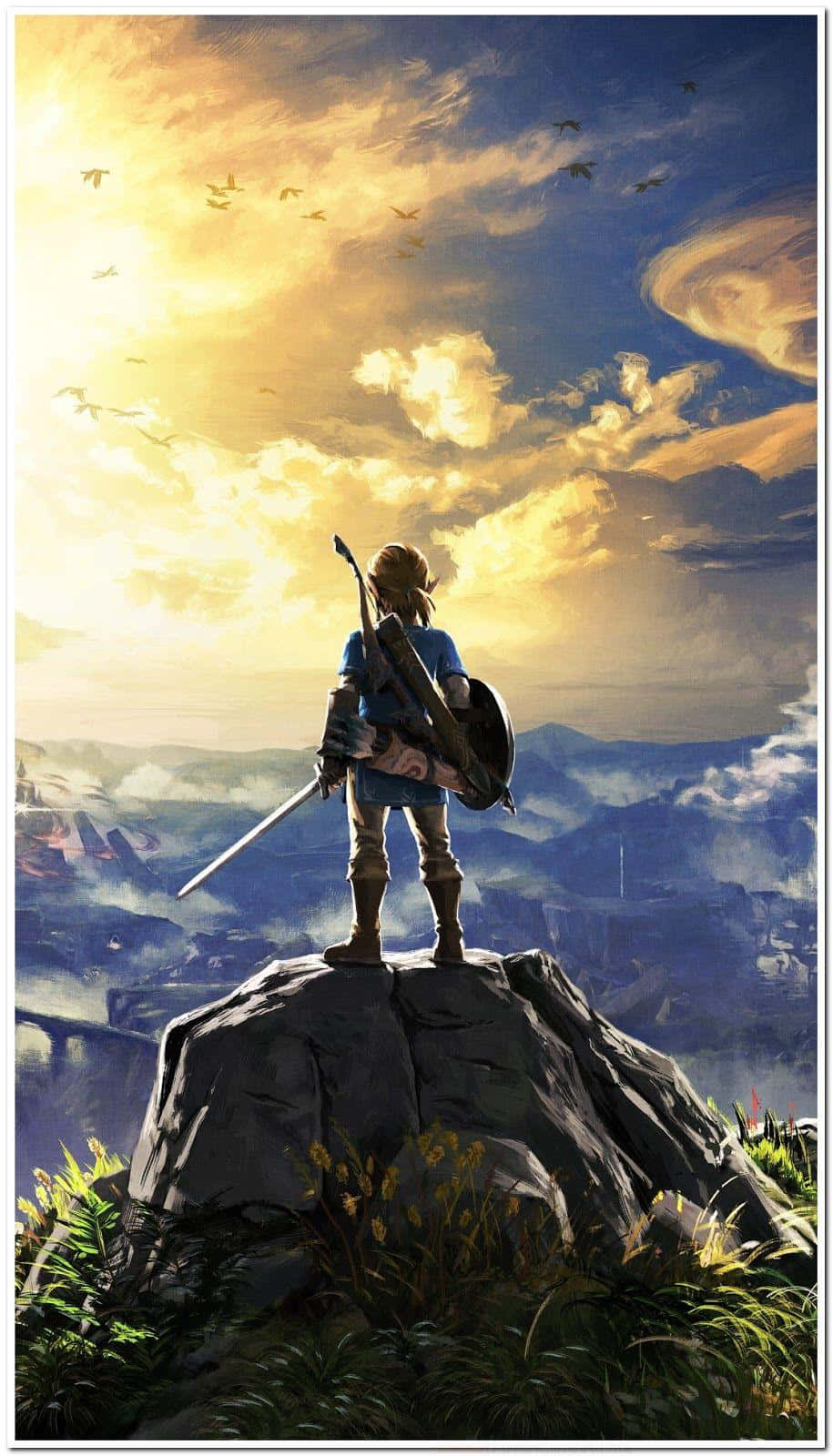 The Legend Of Zelda Iphone Sky Clouds Background