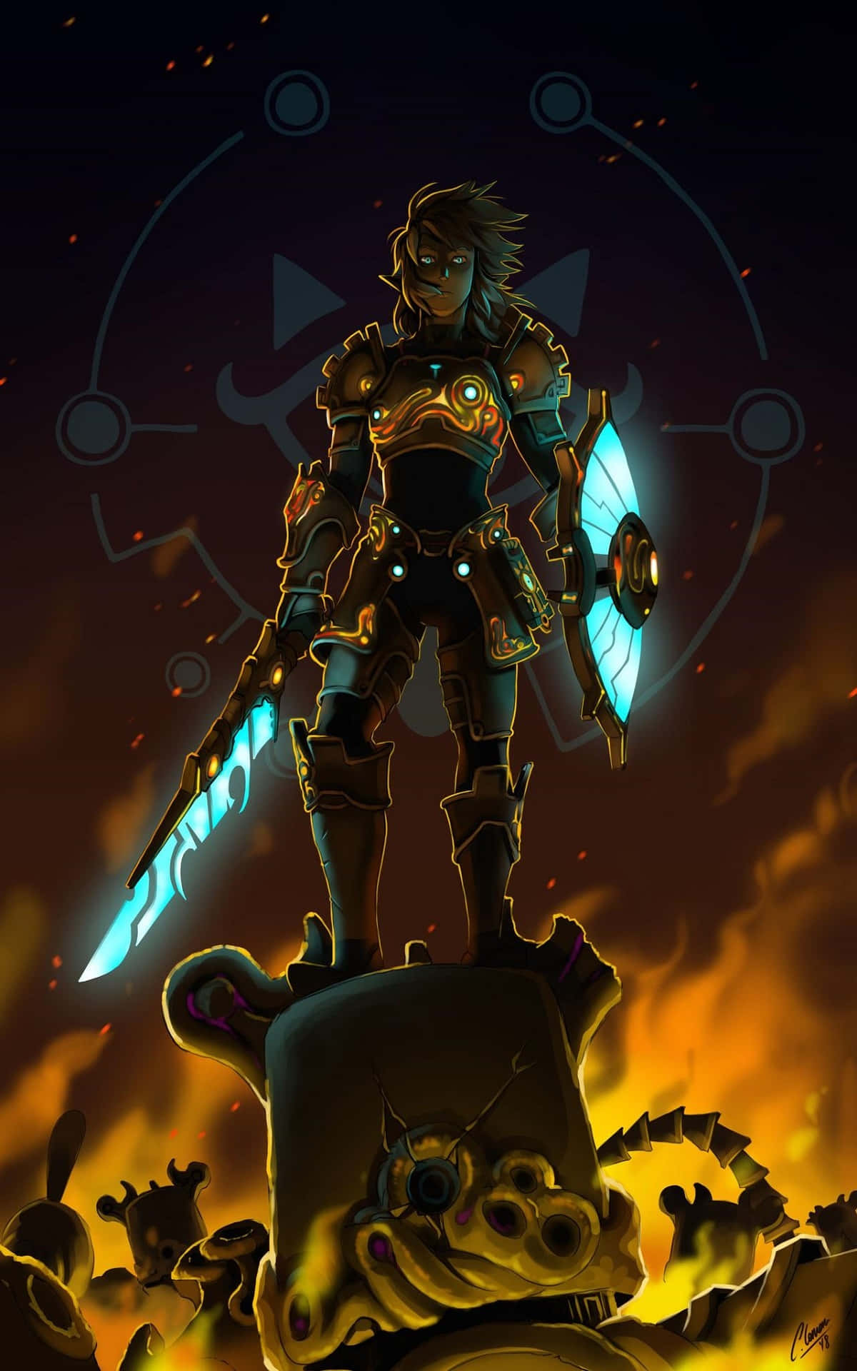 The Legend Of Zelda Phone - Where Adventure Comes To Life Background