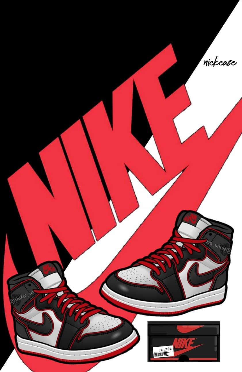 The Legendary Air Jordan Sneakers Background