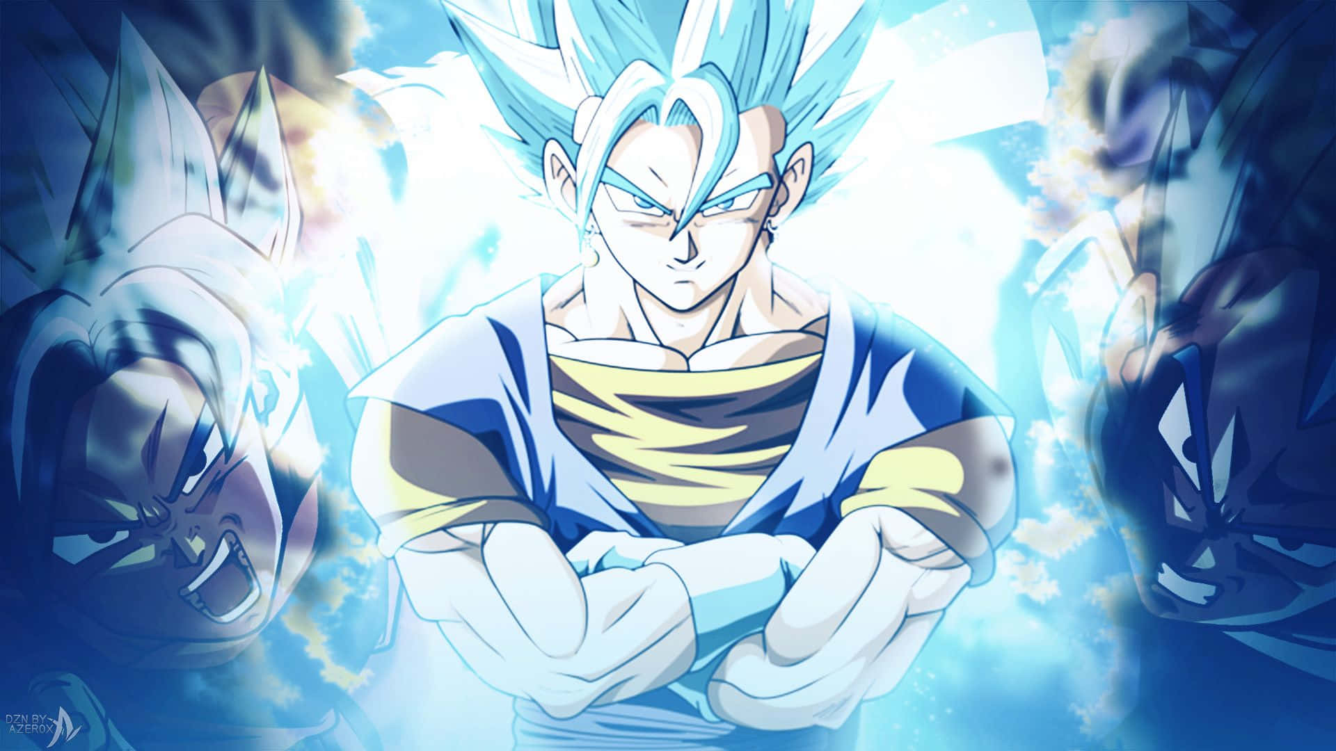 The Legendary Fusion Between Two Powerful Saiyans, Gogeta And Vegito! Background