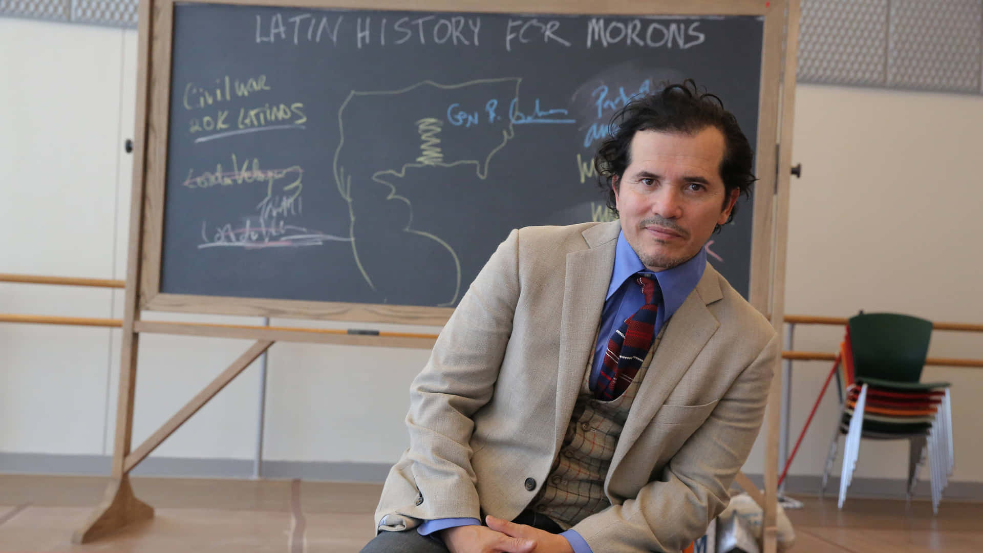 The Legendary John Leguizamo In An Artistic Portrait. Background