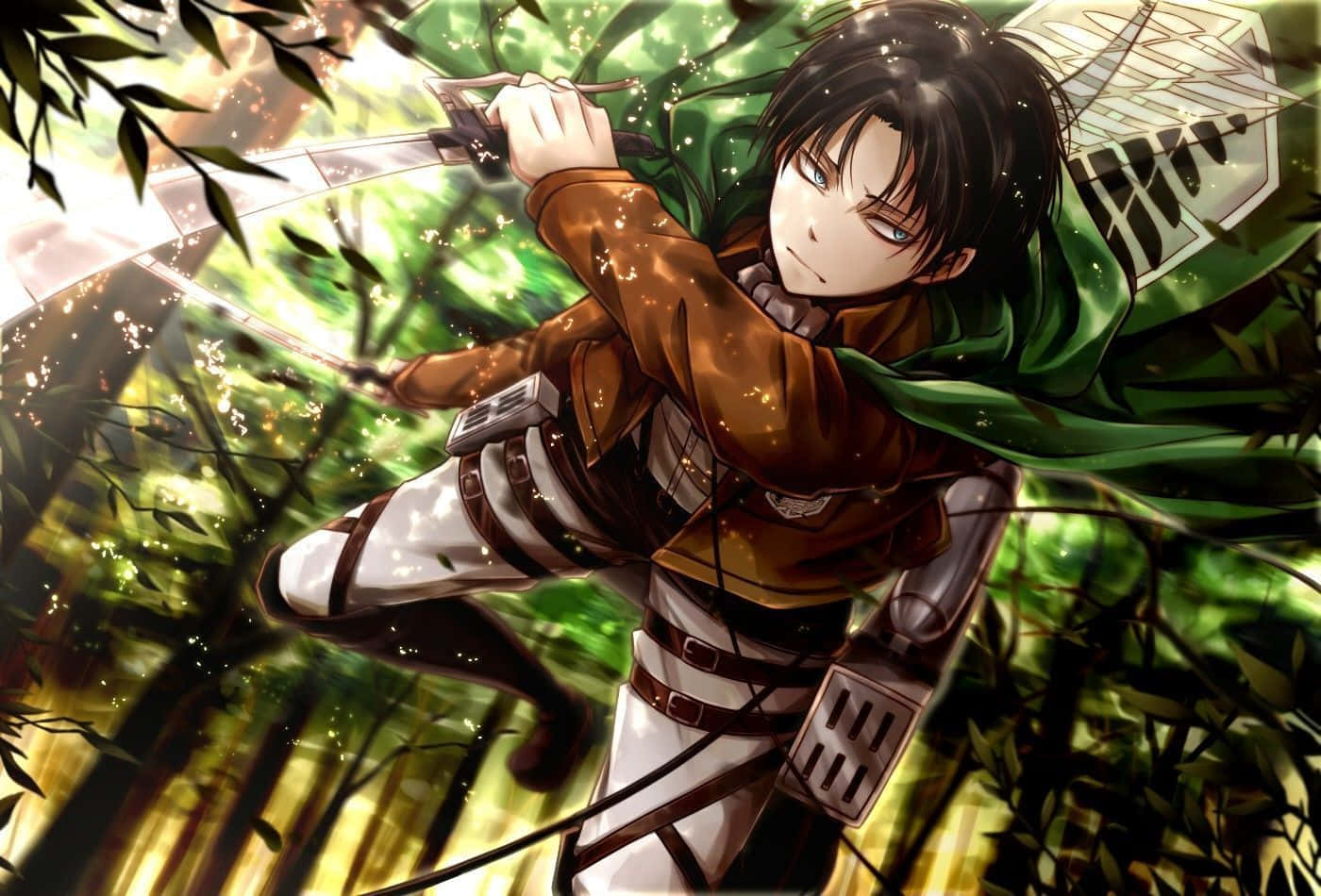 The Legendary Levi From Attack On Titan Background