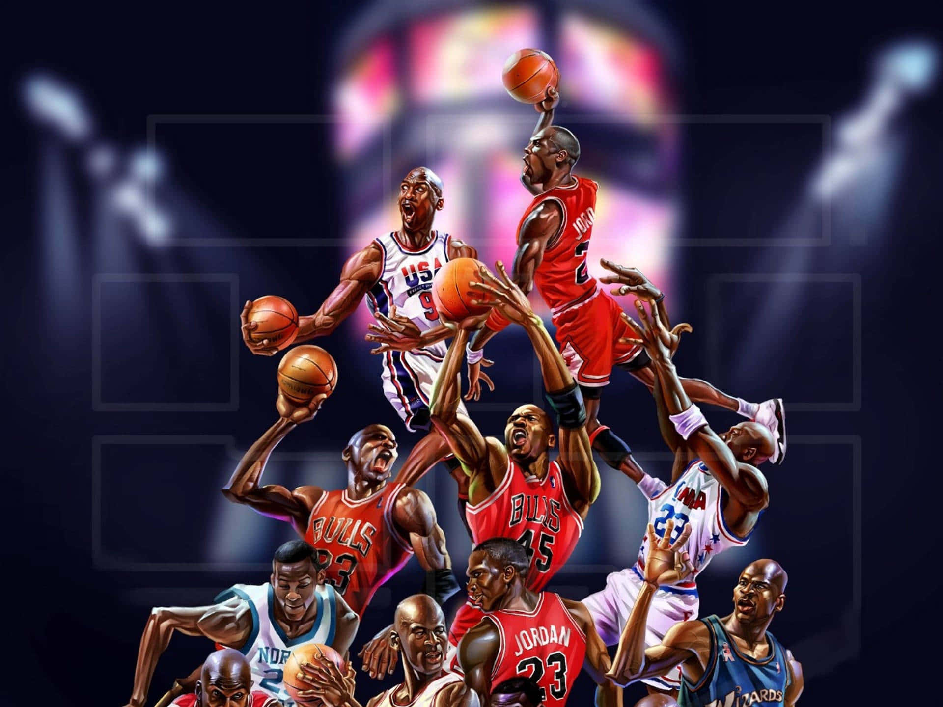 The Legendary Michael Jordan Background