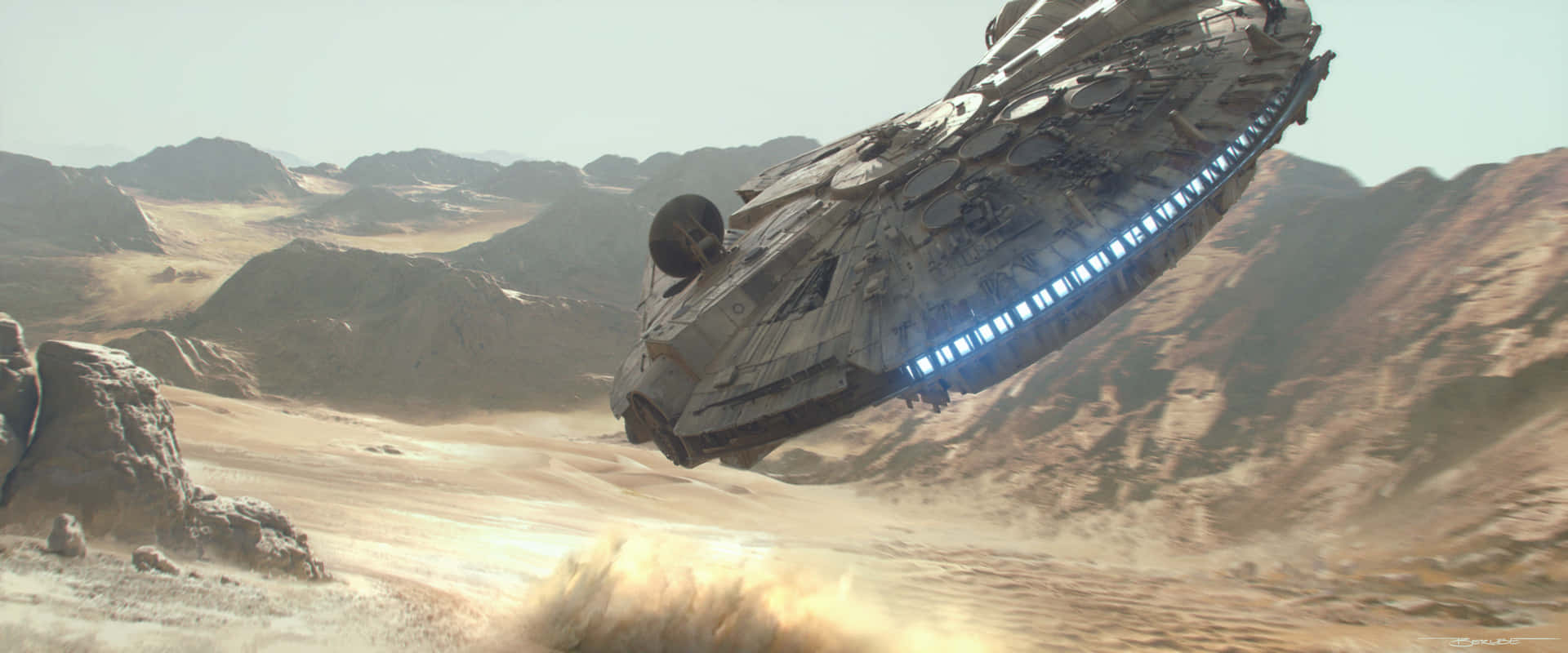 The Legendary Millenium Falcon Background