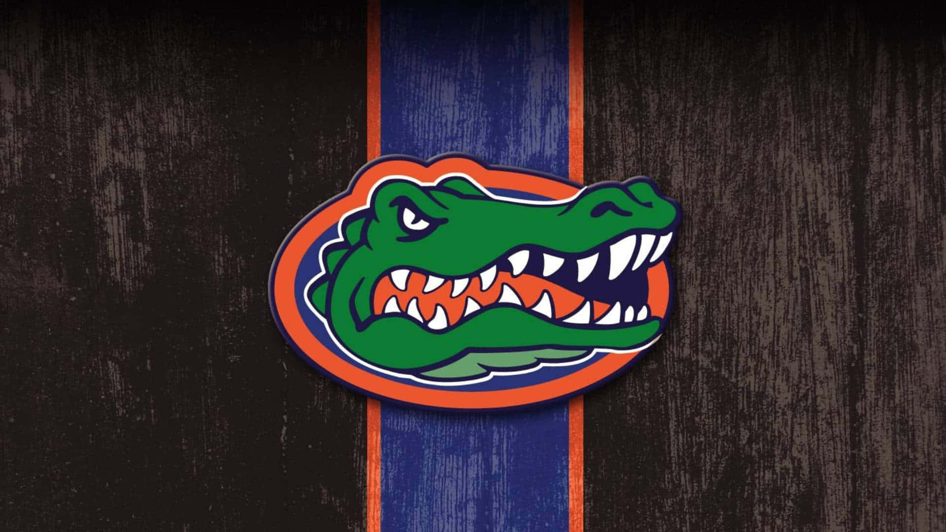The Legendary Orange And Blue Florida Gators Logo Background