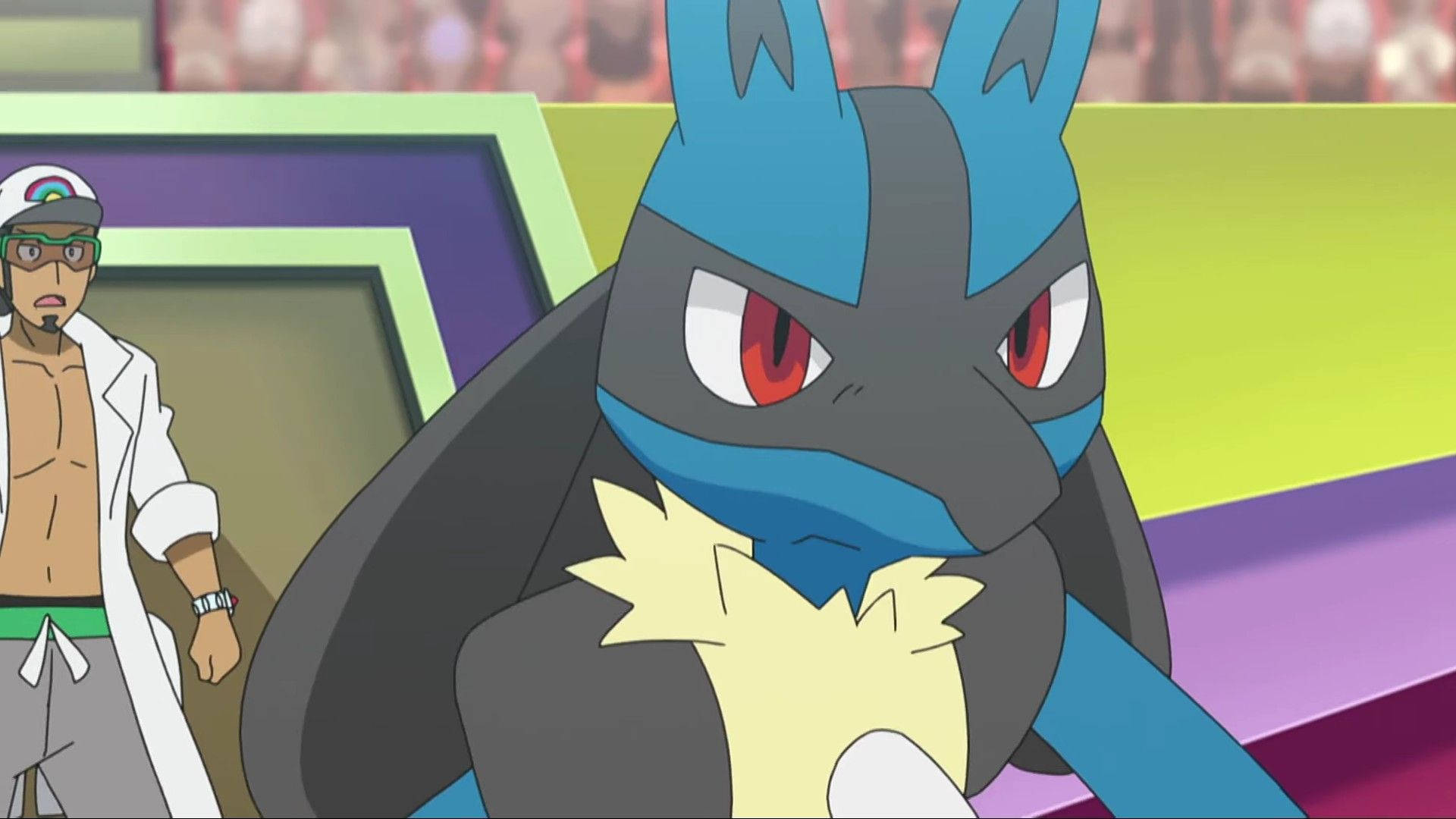 The Legendary Pokemon Lucario Background