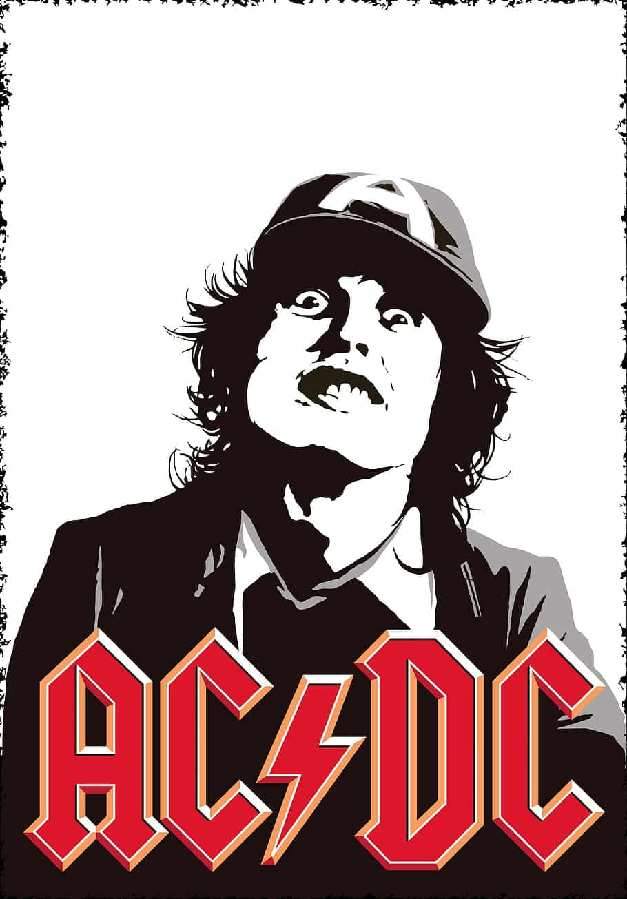 The Legendary Rock Band Ac/dc In A Captivating Live Concert Performance. Background