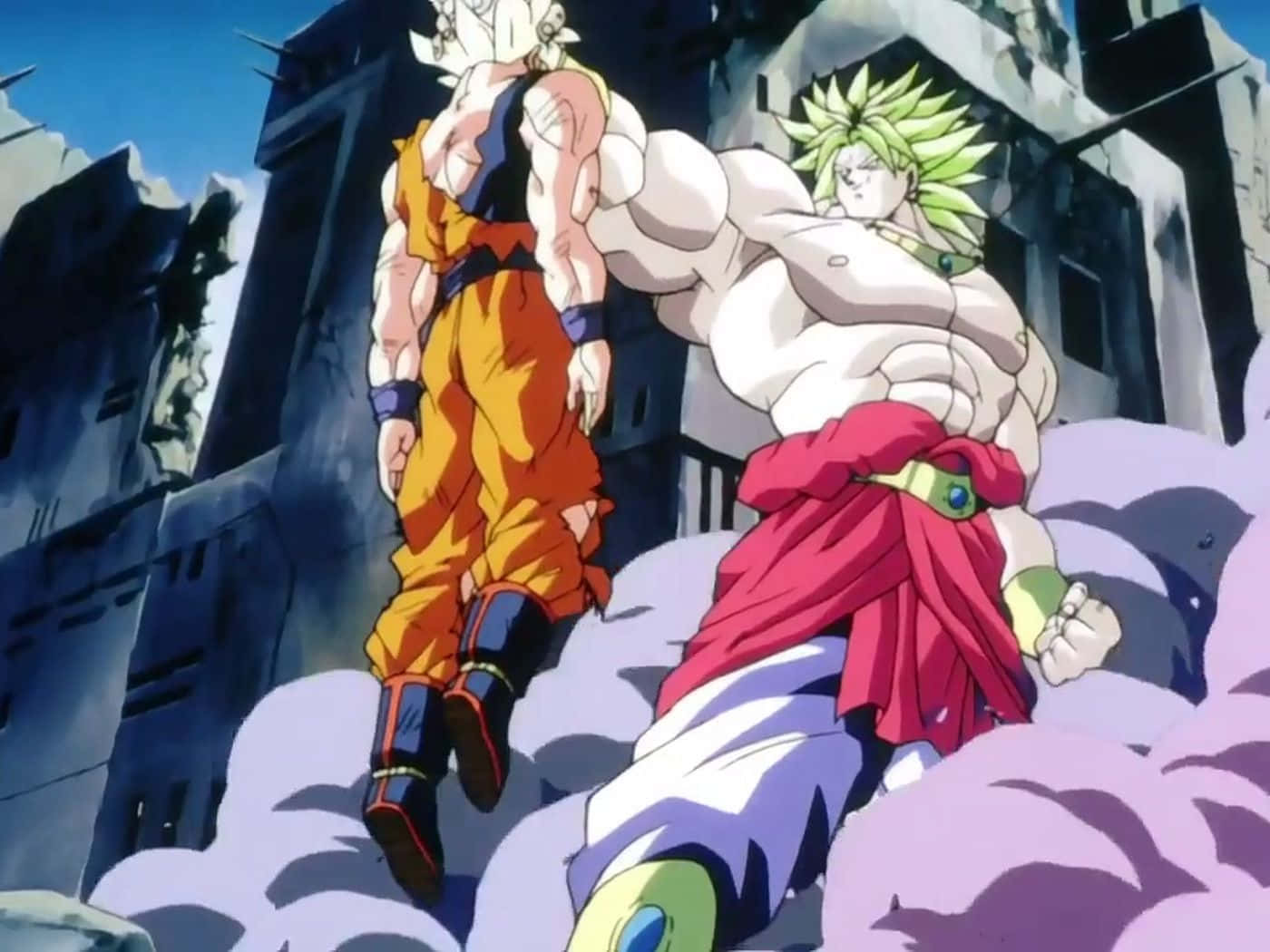 The Legendary Super Saiyan Broly From Dragon Ball Z Background