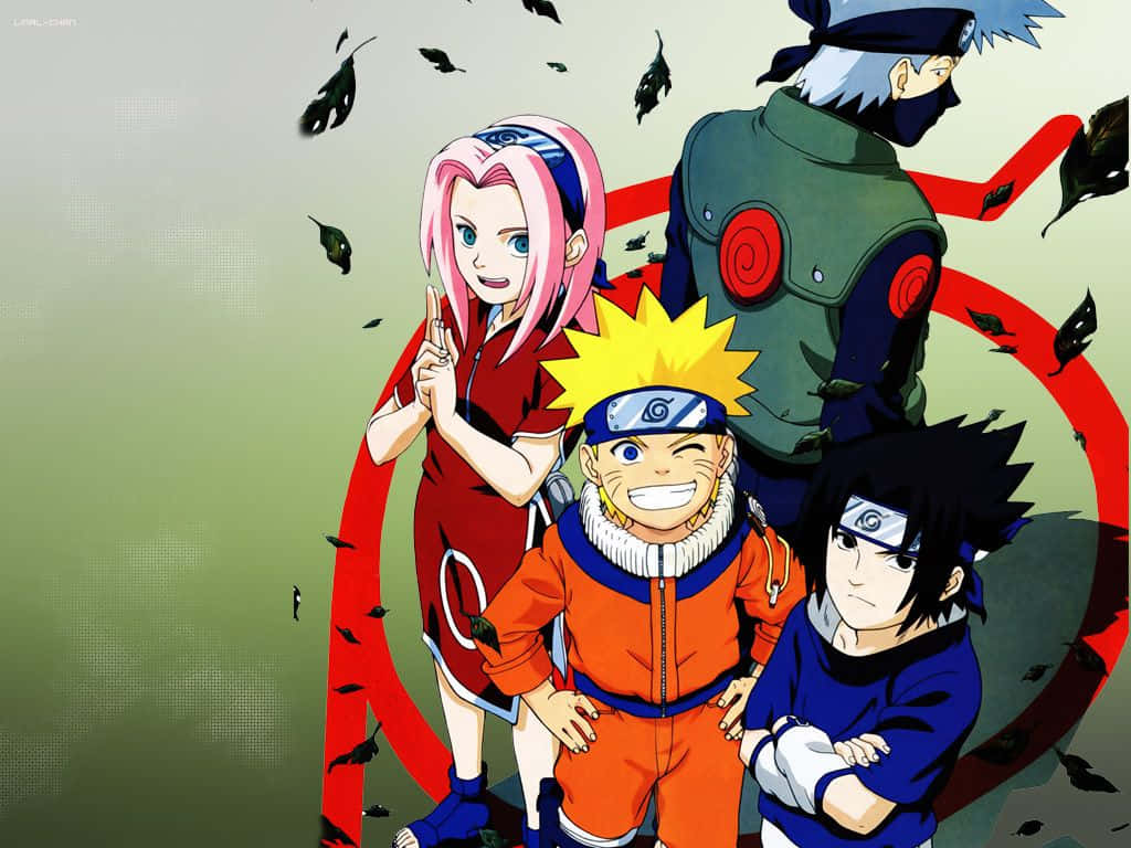 The Legendary Team 7: Naruto, Sasuke, And Sakura Background