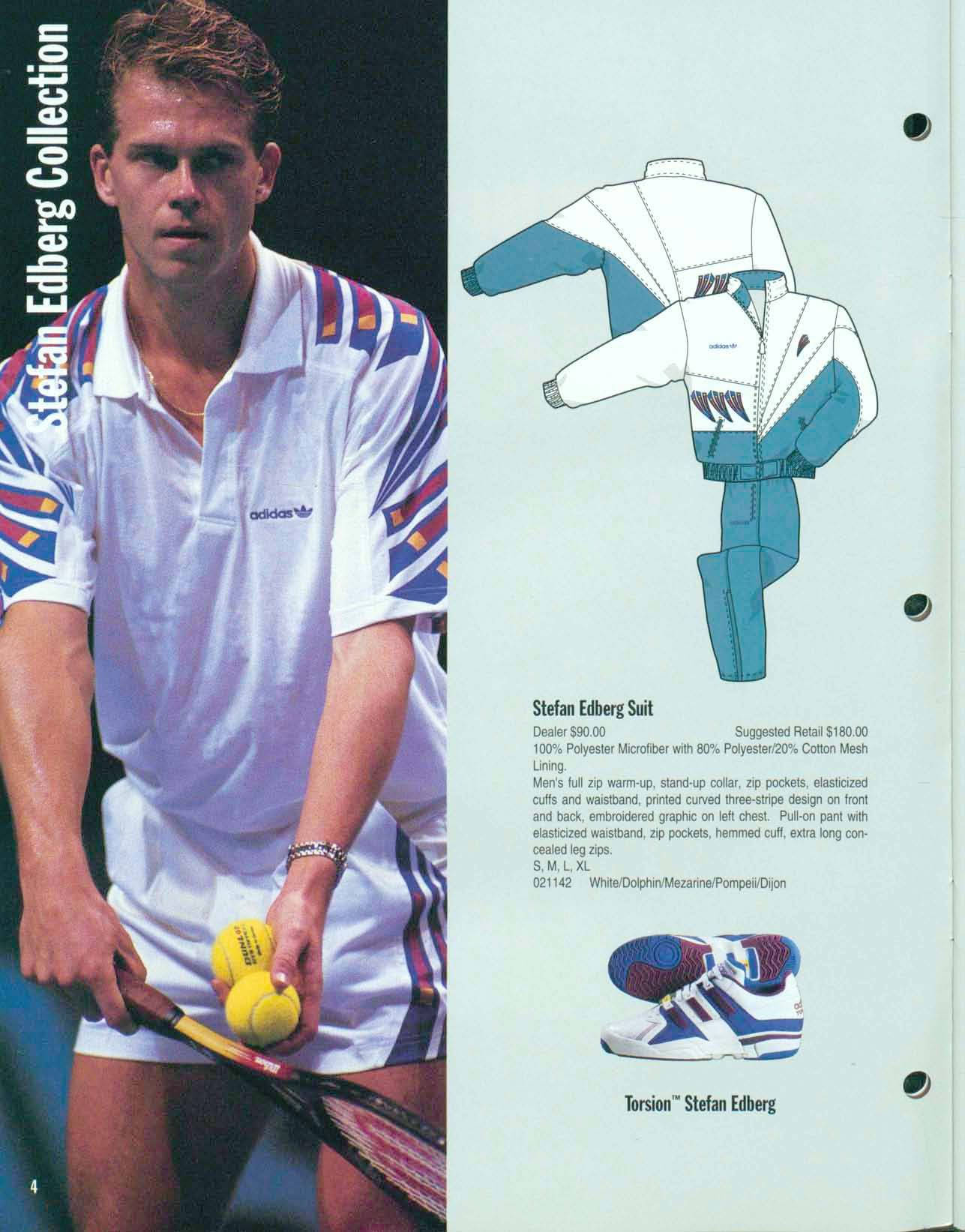 The Legendary Tennis Player, Stefan Edberg, In His Tennis Outfit With Shoes On. Background