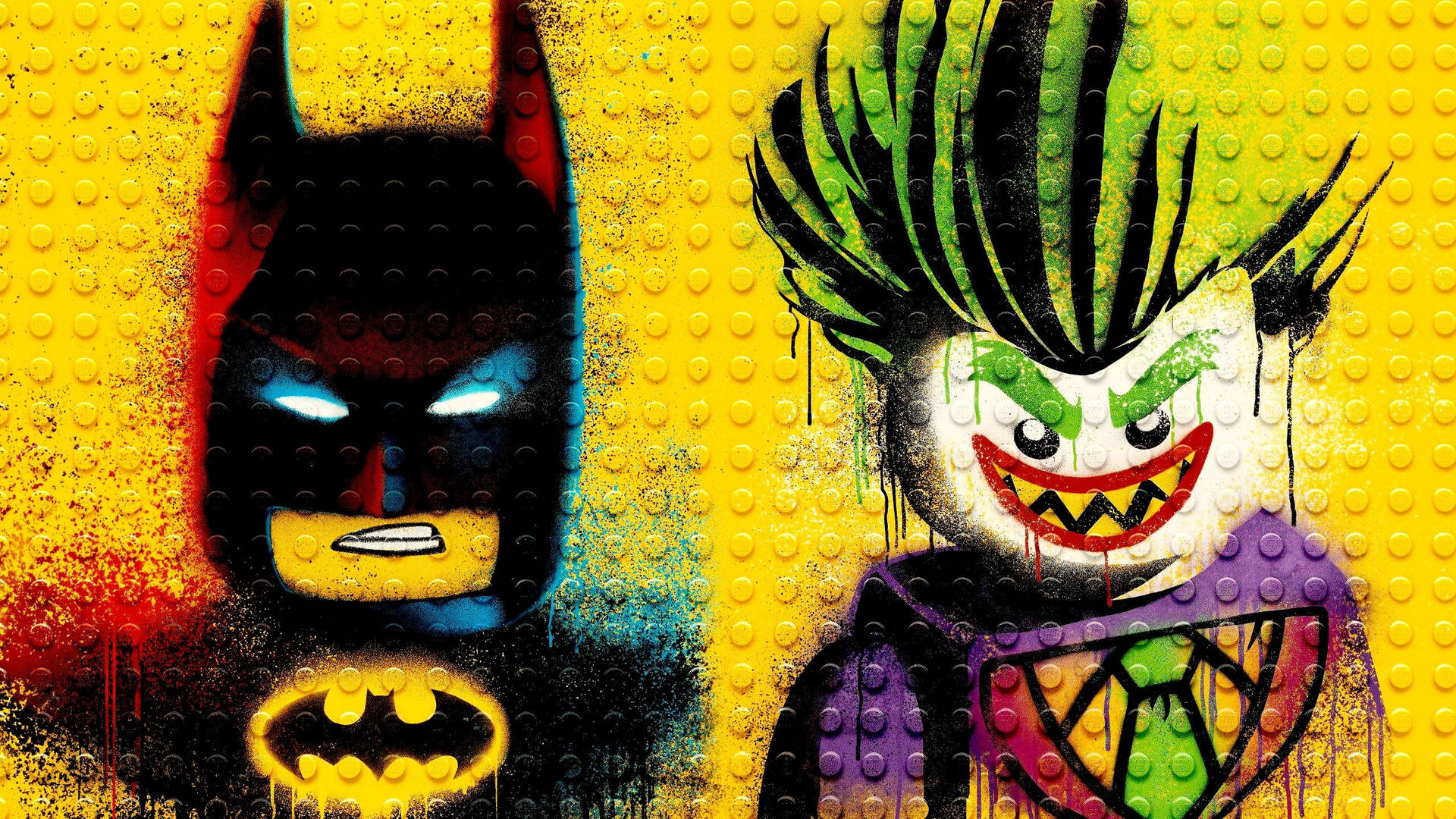 The Lego Batman Movie's Batman And Joker Digital Drawing