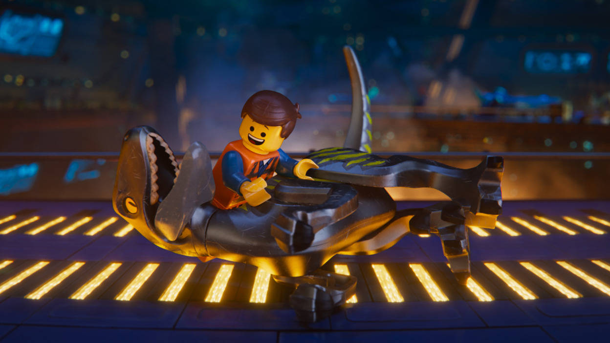 The Lego Movie 2 Dinosaur Scene Background