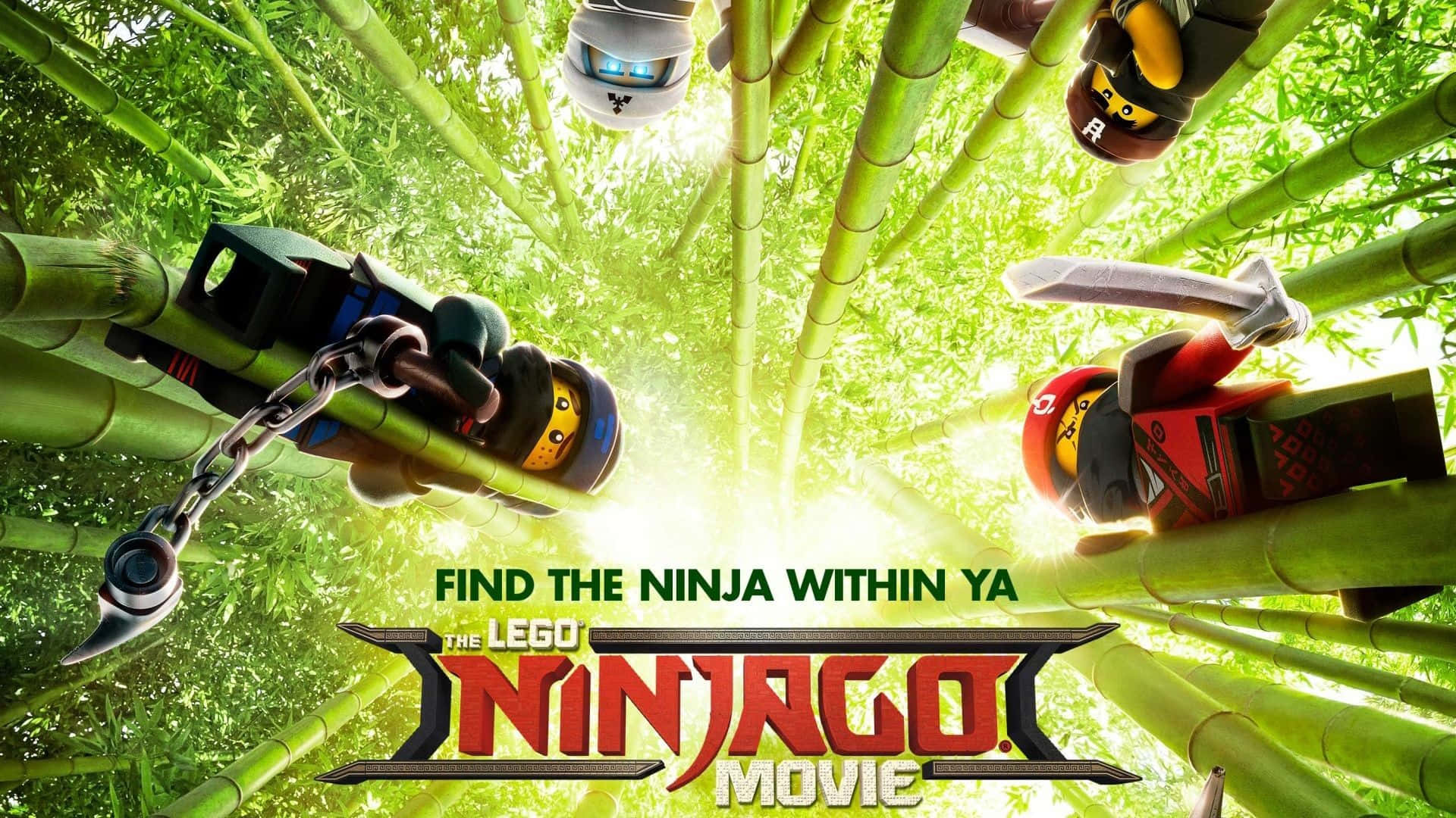 The Lego Ninjago Movie Ninjas Hopping On Trees