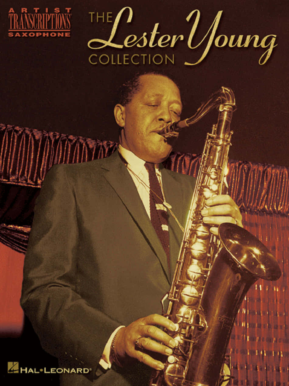 The Lester Young Collection: Tenor Saxophone Book Cover Background