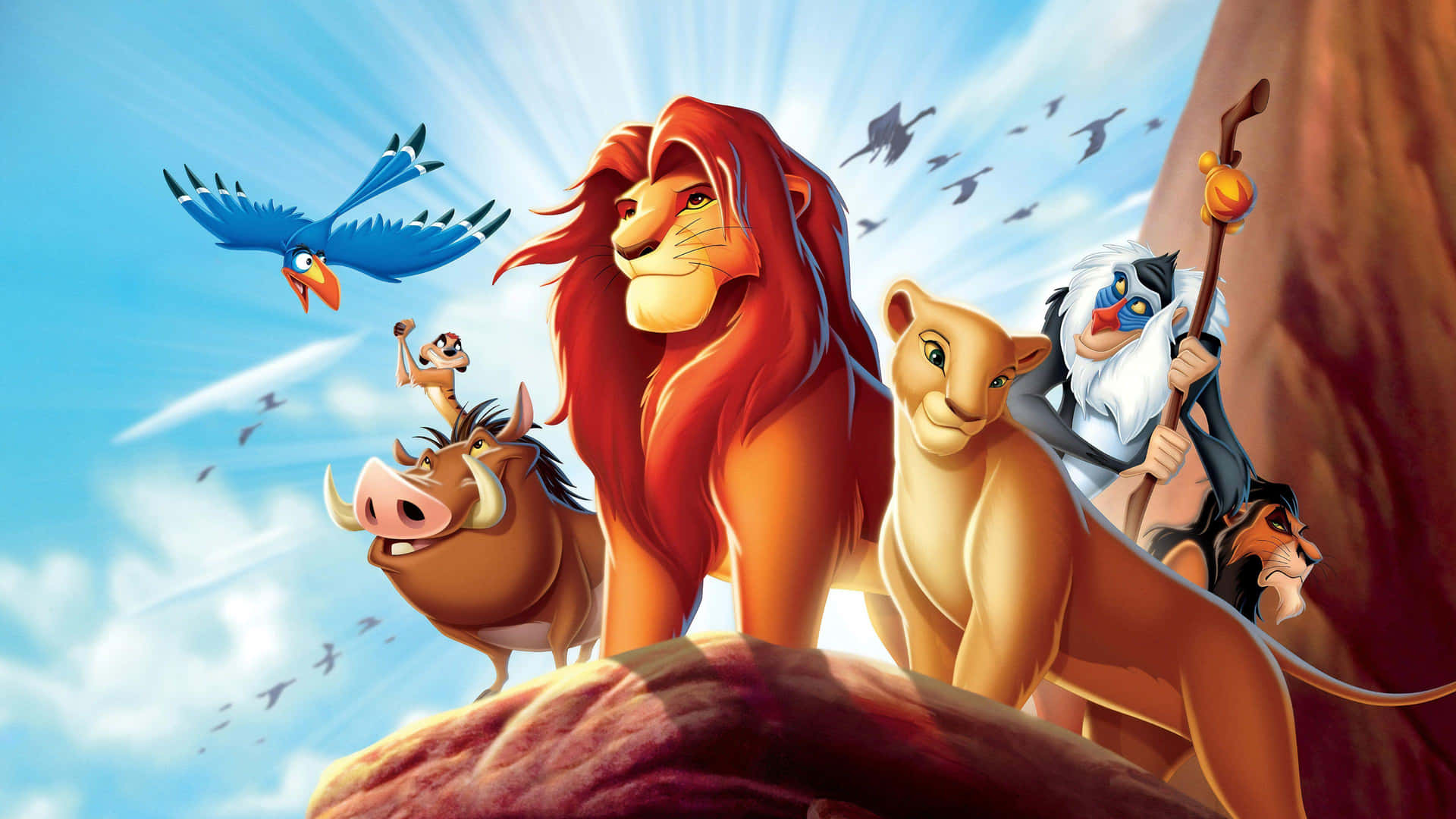 The Lion King Animated Characters Pride Rock