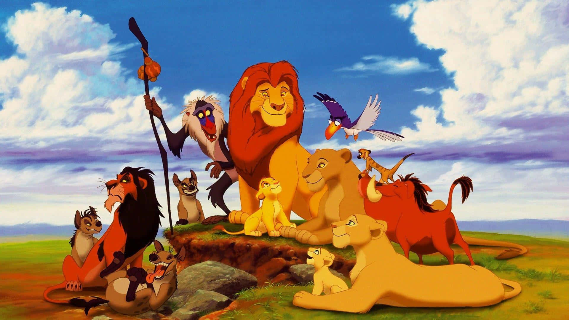 The Lion King Pride Rock Gathering Background