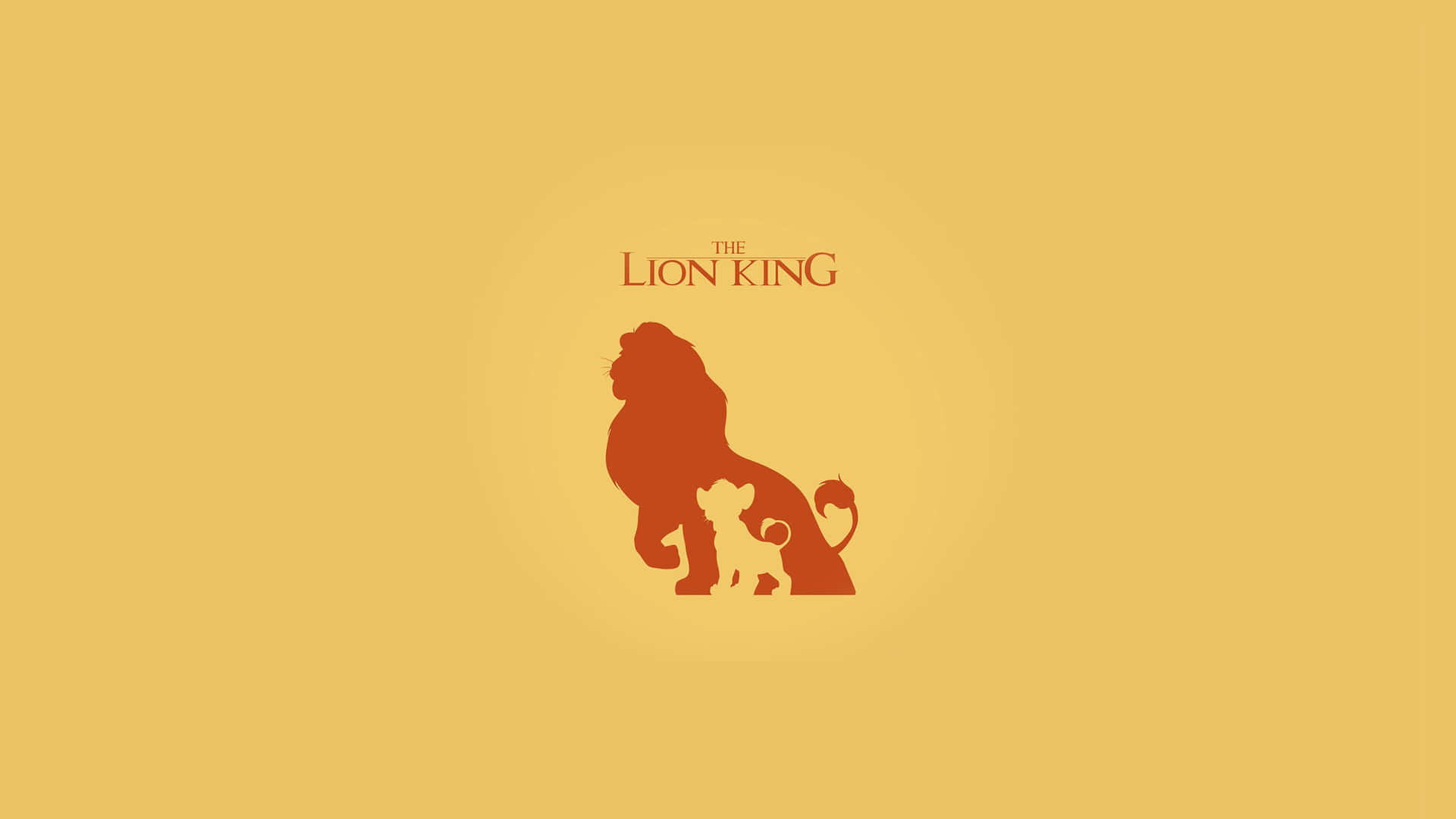 The Lion King Silhouette Art