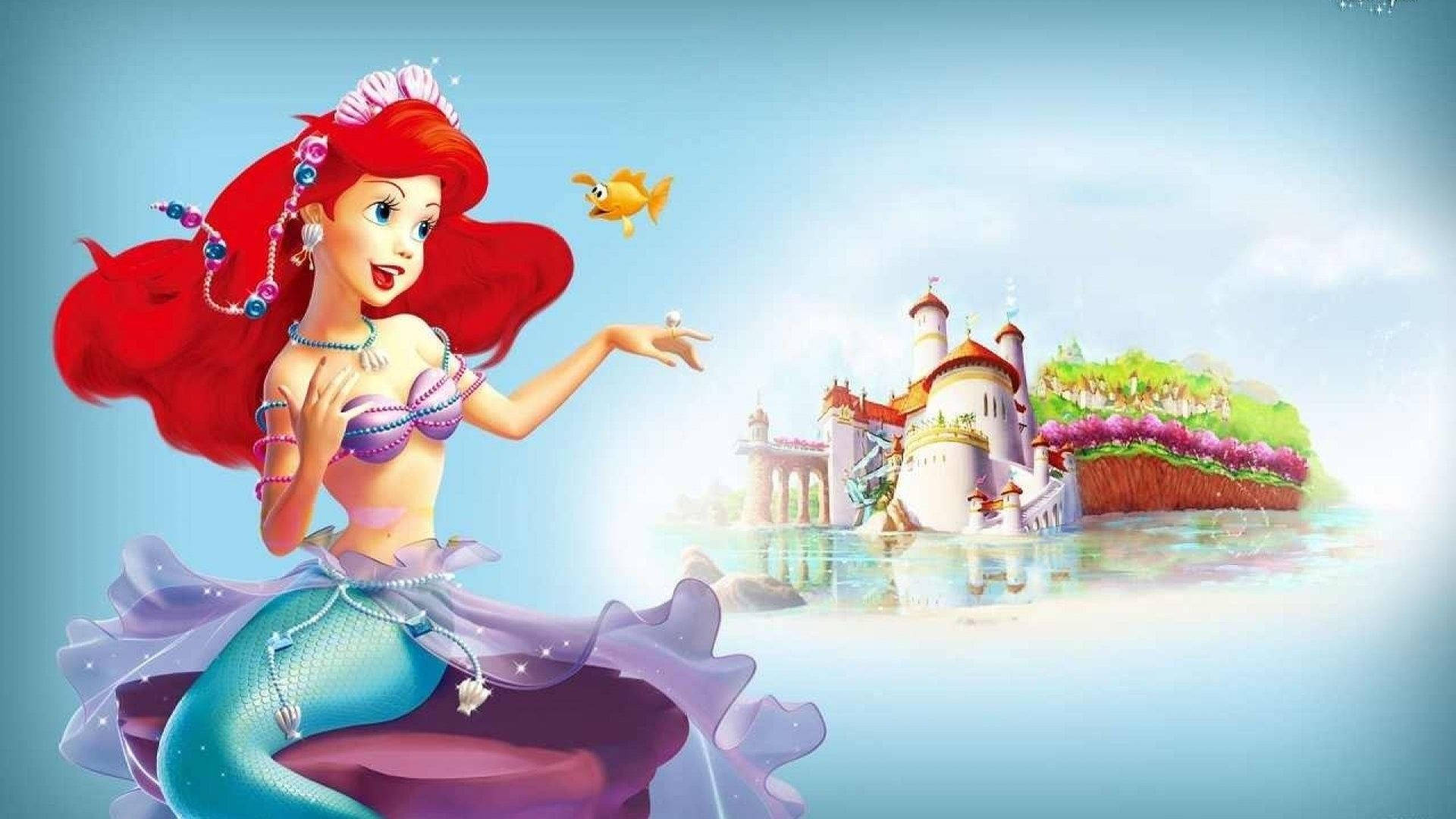 The Little Mermaid Prince Eric's Castle Background