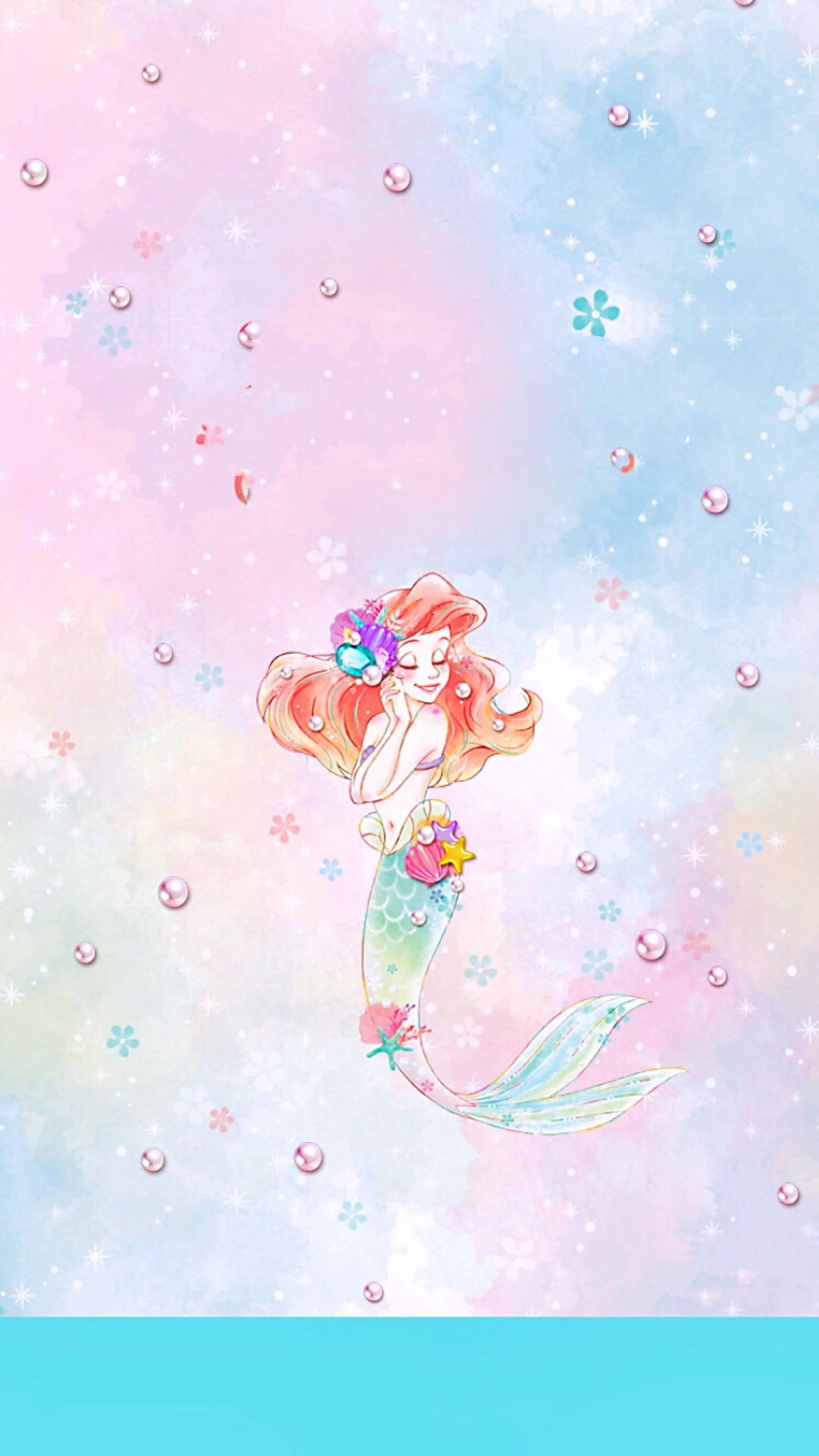 The Little Mermaid Sleeping Princess Background