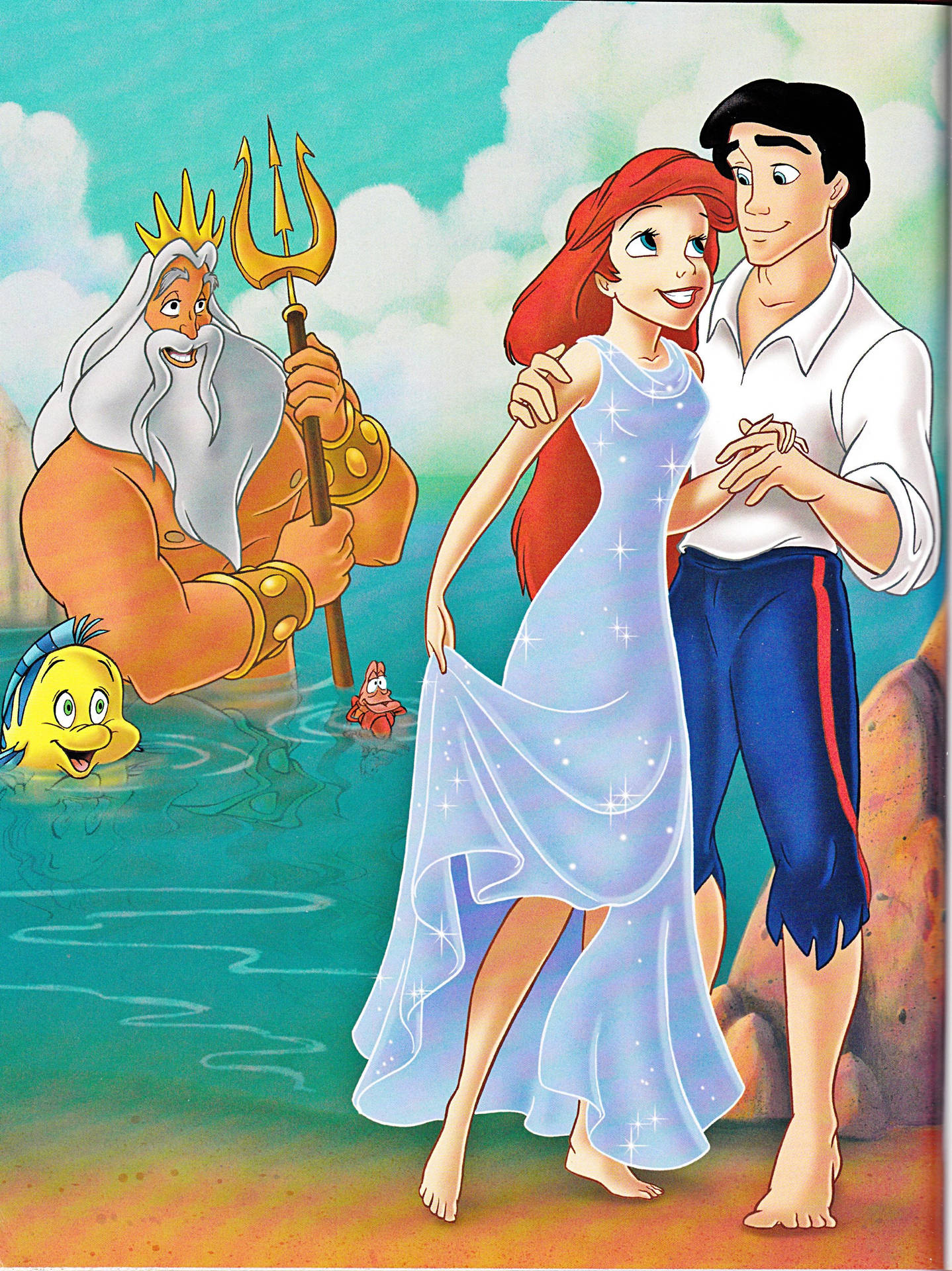 The Little Mermaid The Wedding Background