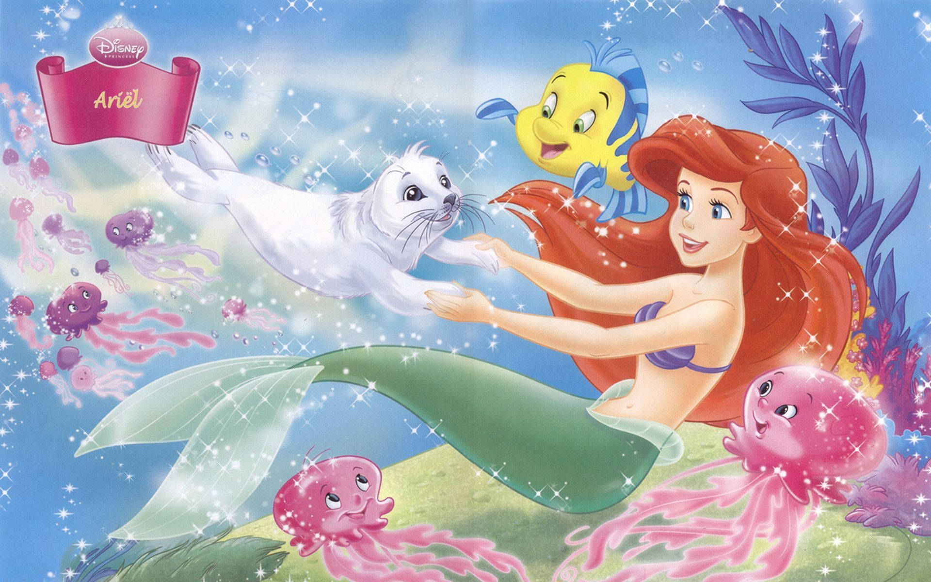 The Little Mermaid With Sea Lion