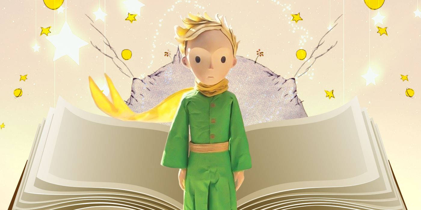 The Little Prince Against Book Backdrop Background