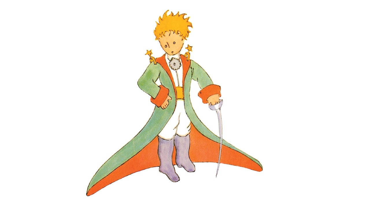 The Little Prince Against White Background