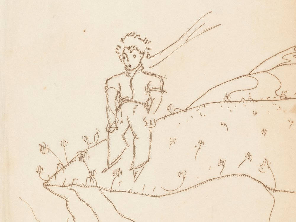 The Little Prince Minimalist Drawing